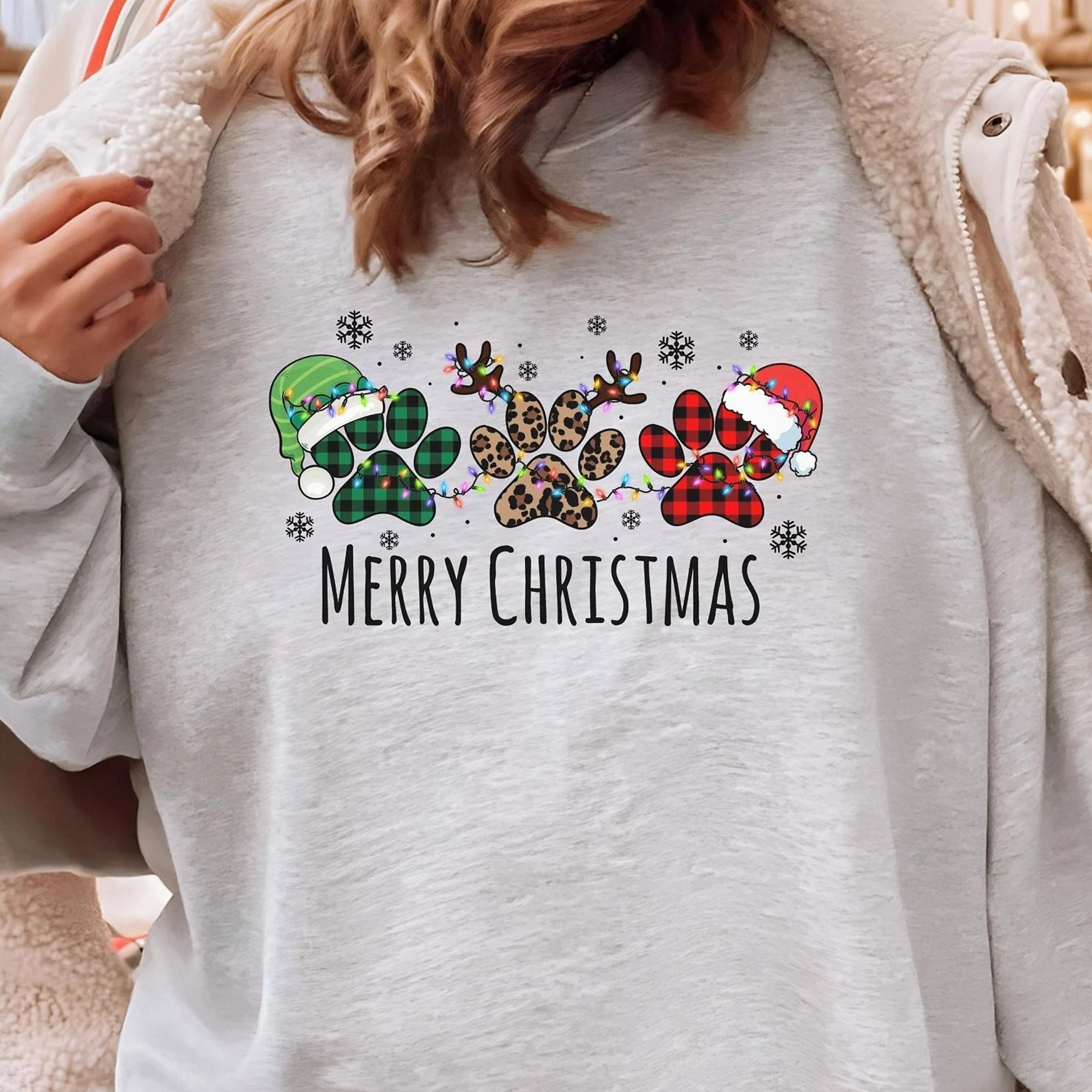 merry christmas sweatshirt dog, christmas sweater paws, dog owner gift, dog hoodie, xmas christmas gift dog, shirt dog