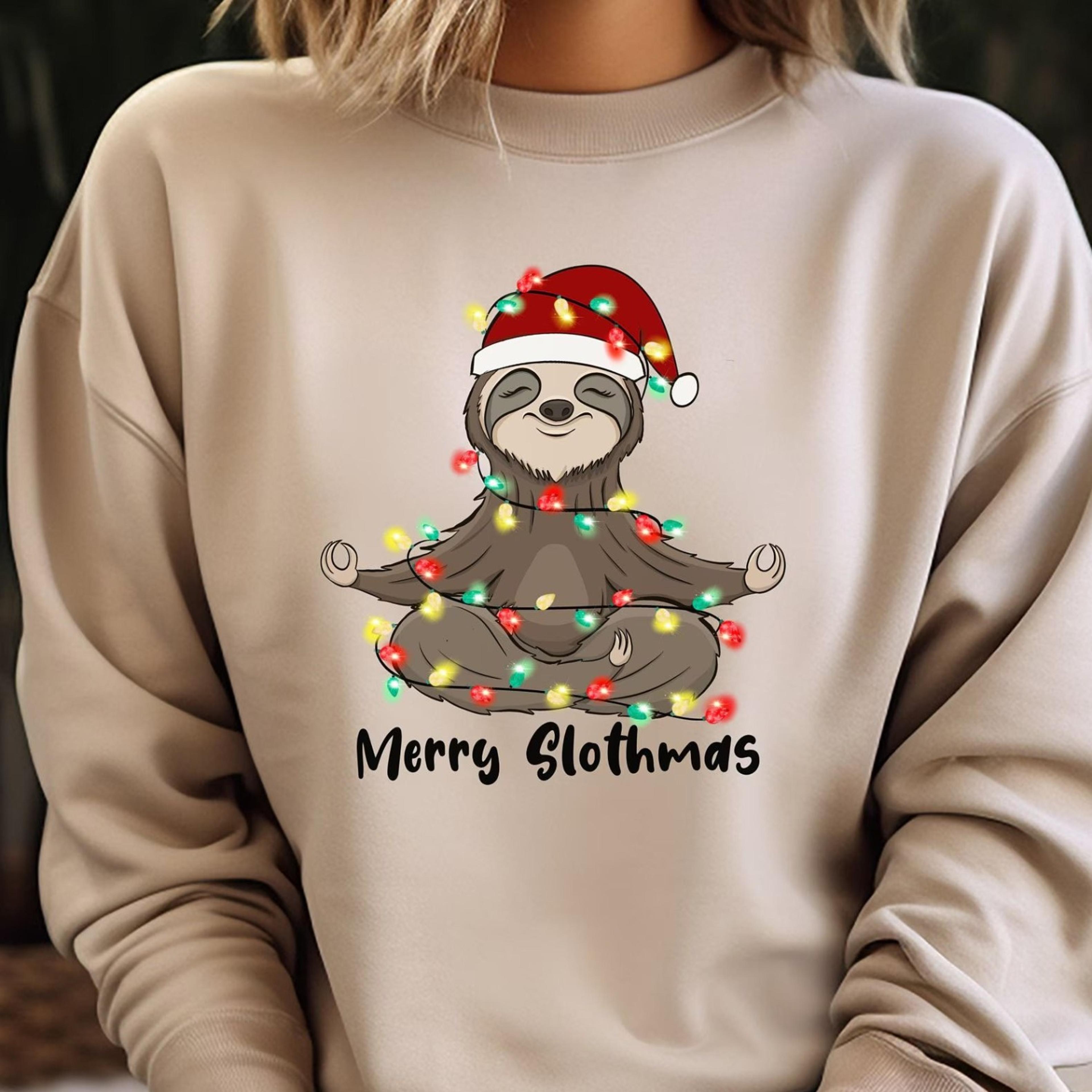 christmas sloth sweatshirt, christmas hoodie sloth, funny animals christmas , funny shirt animals, christmas sweat