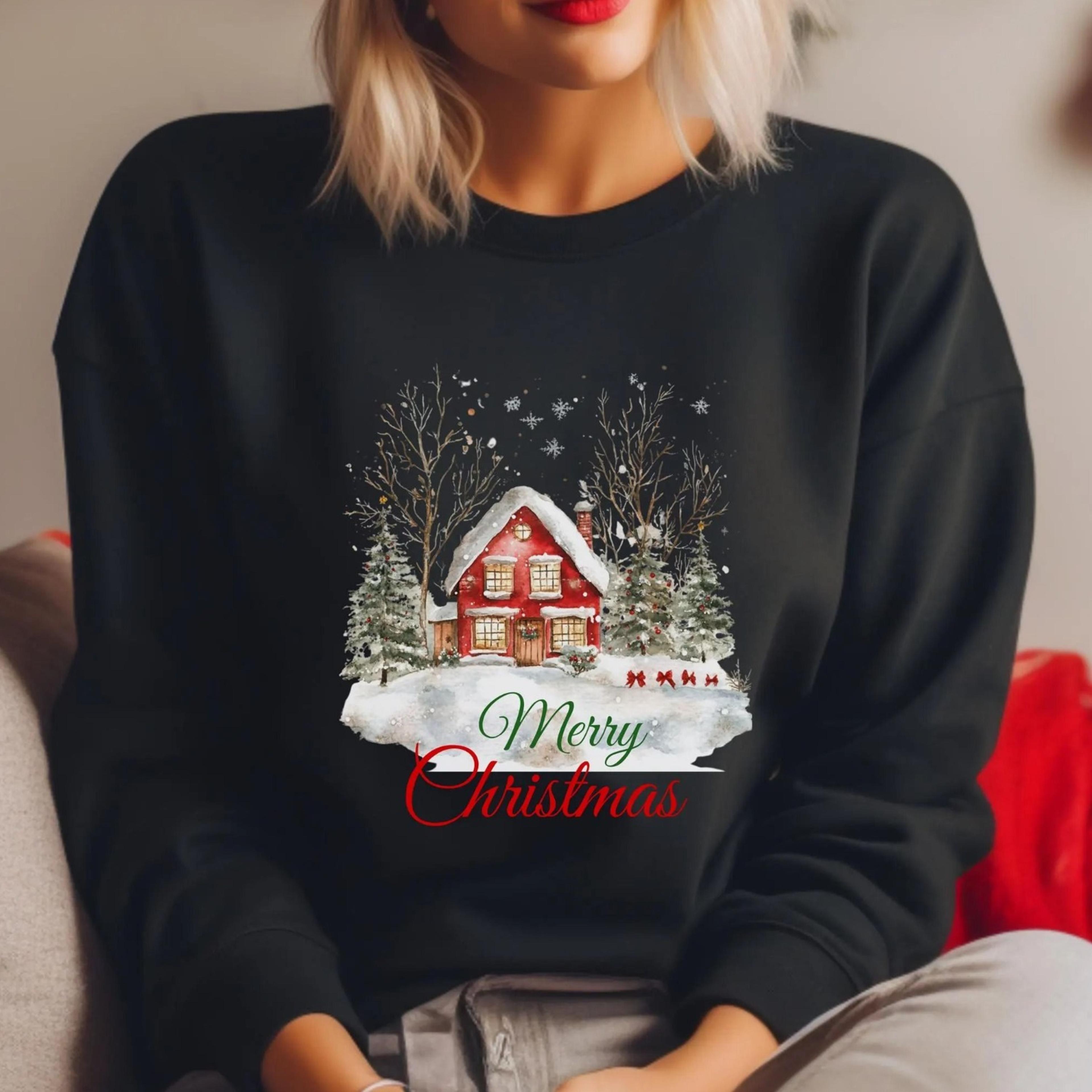 merry christmas sweatshirt, winter sweater,winter, christmas t-shirt, snow winter , winter outfit, un