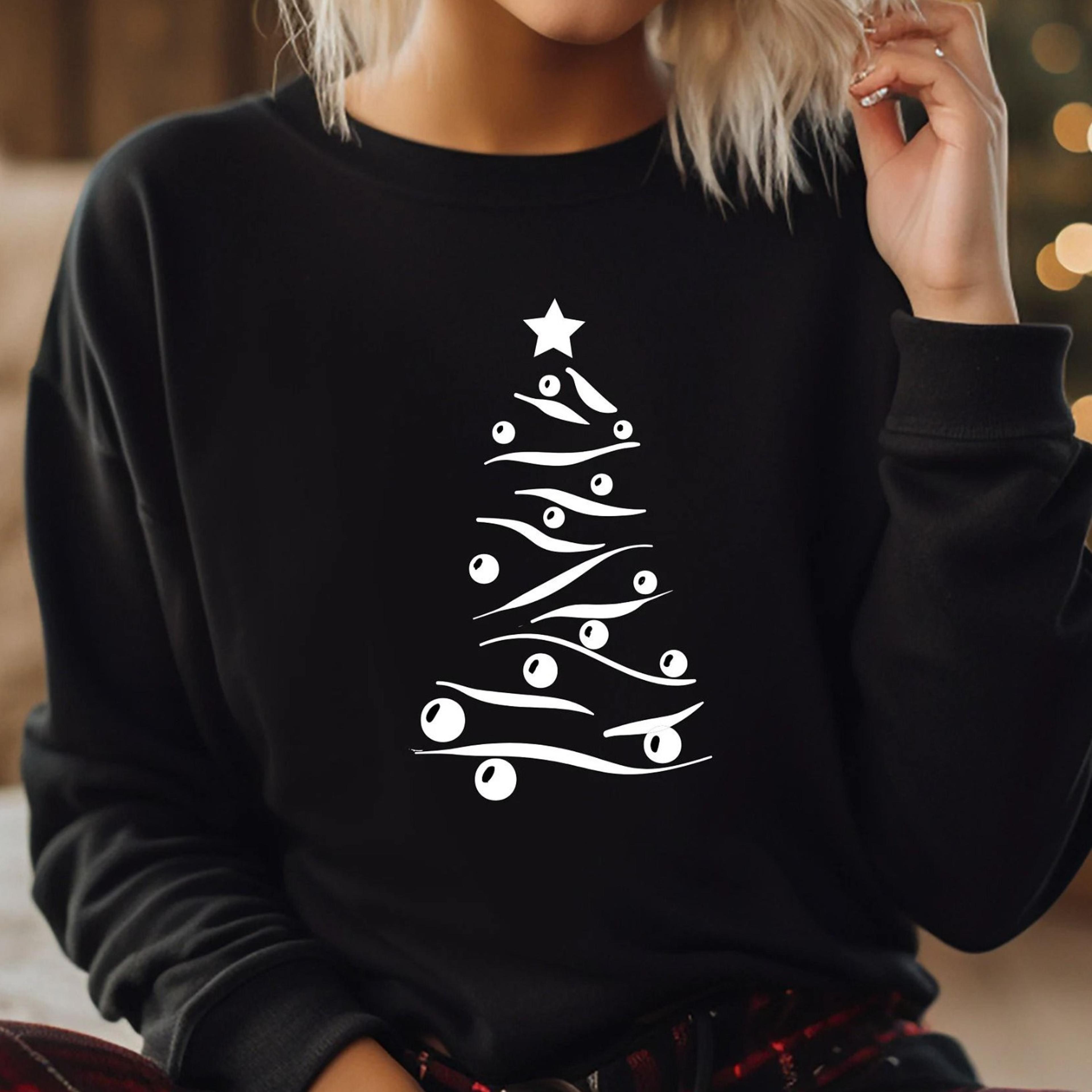 merry christmas , winter sweater, minimalist, christmas nordic sweater, christmas tree outfit, unisex sweater, chr