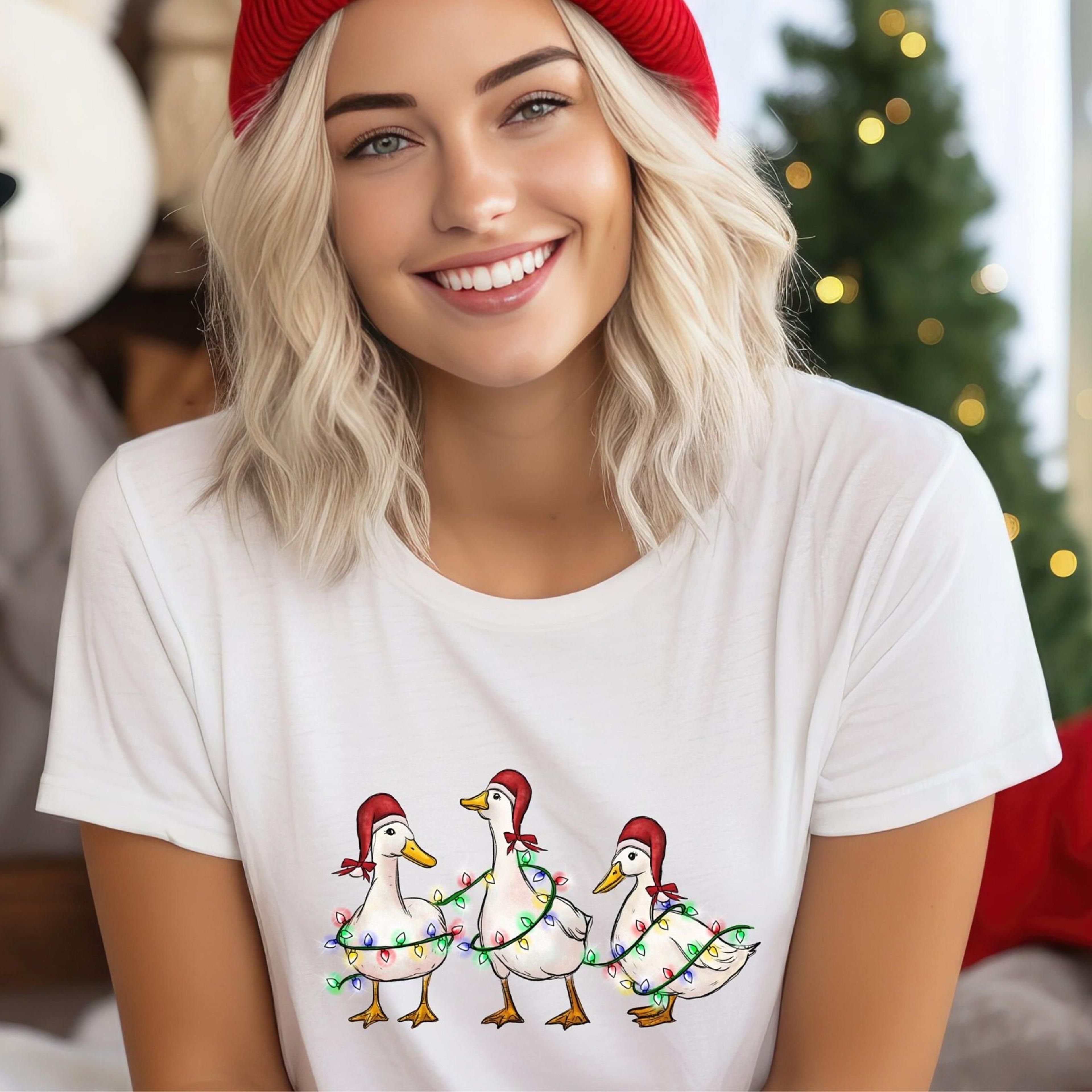 christmas duck sweatshirt, funny duck christmas shirt, funny animals christmas , funny christmas shirt