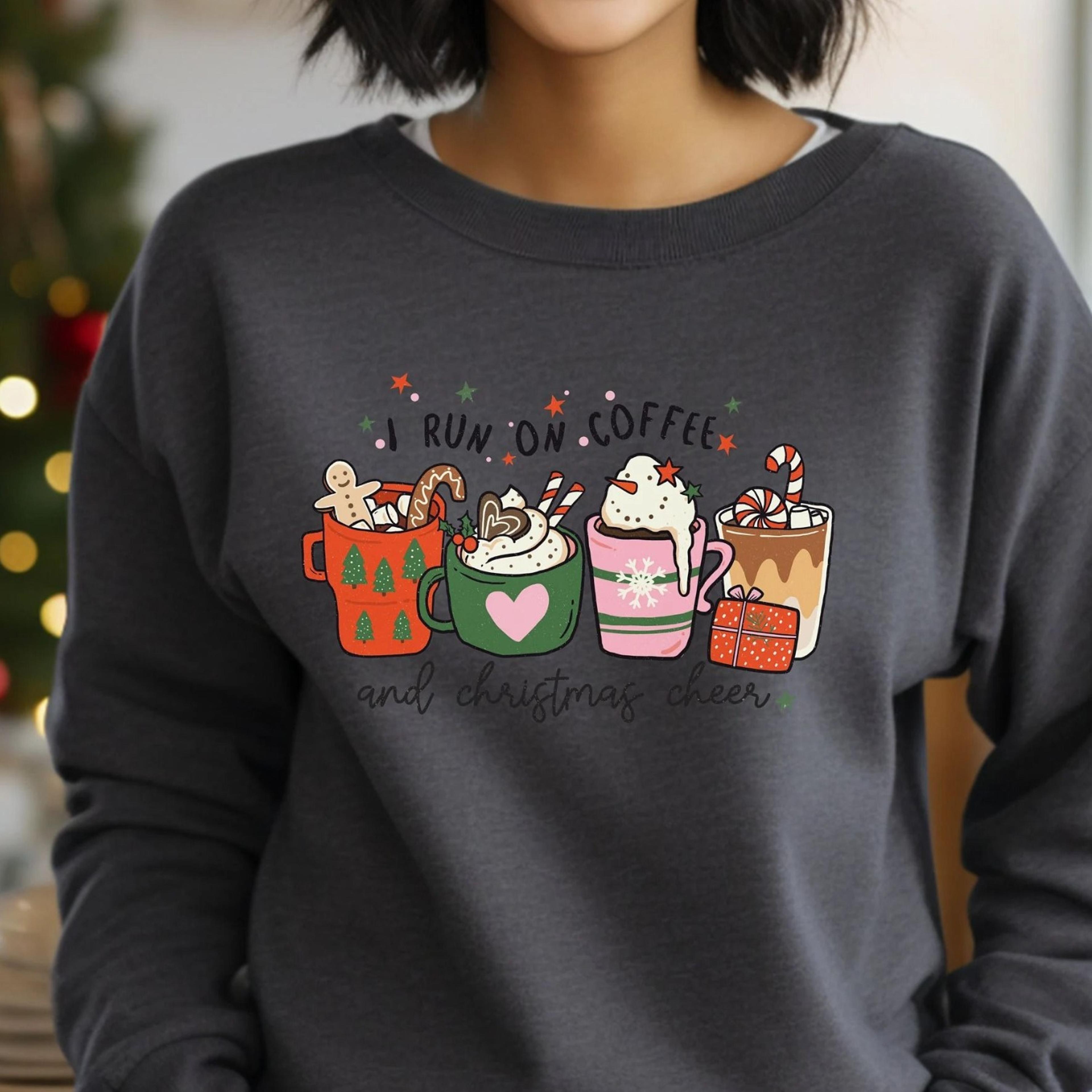 christmas coffee sweatshirt, christmas sweatshirt, christmas gingerbread sweater, christmas sweater