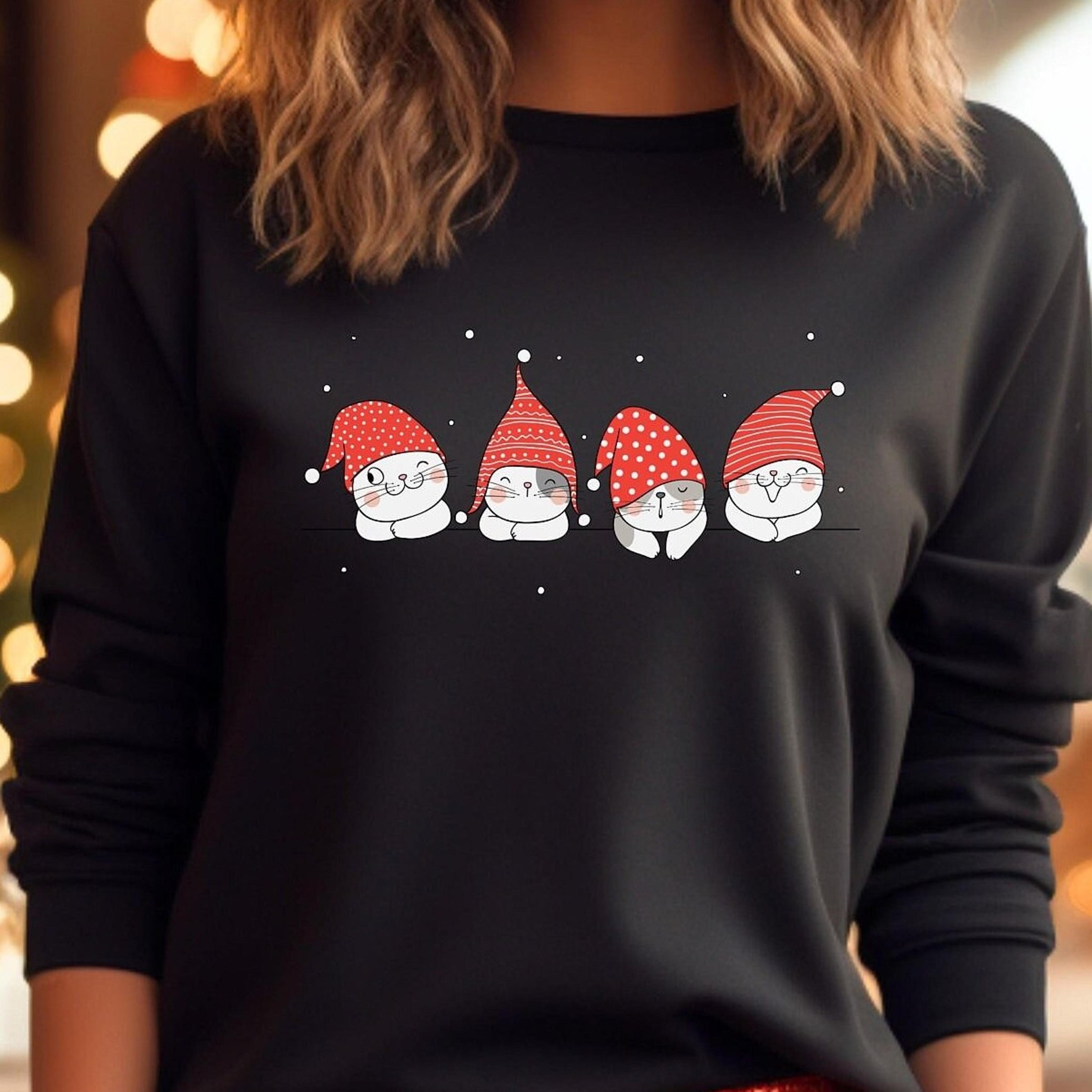 cat sweatshirt cute, cute cat sweater, gift for cat lovers, cute sweater cats, sweatshirt cats, cat shirt, sweater cats