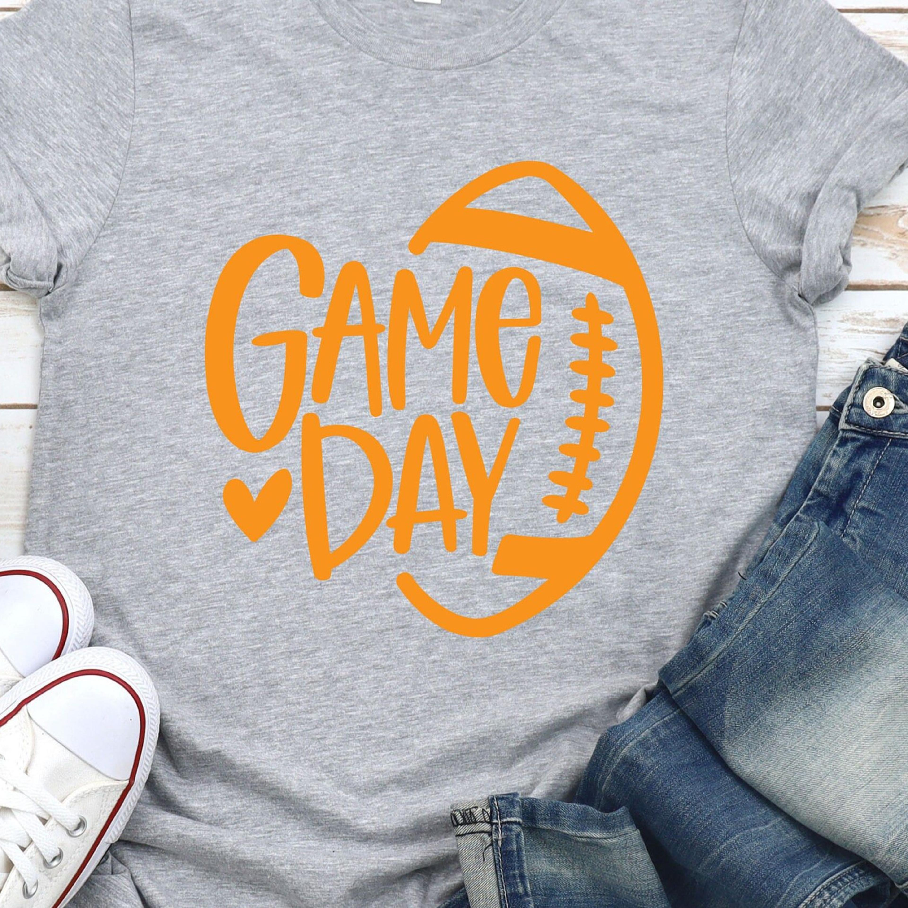 game day t-shirt womens football season sports fan sweatshirt