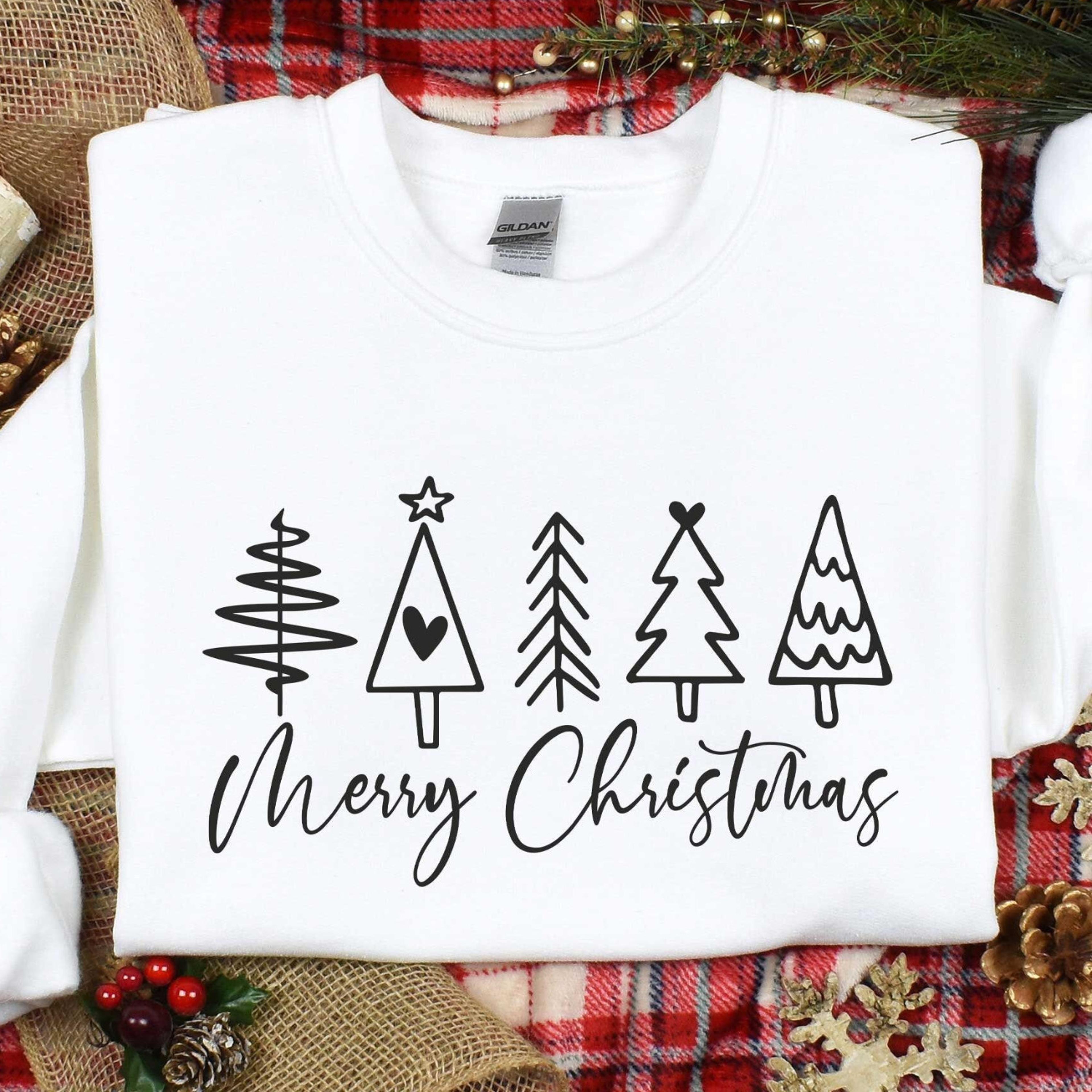 merry christmas sweatshirt, christmas trees shirt, christmas tee, christmas sweatshirt, cute christmas shirt, christmas
