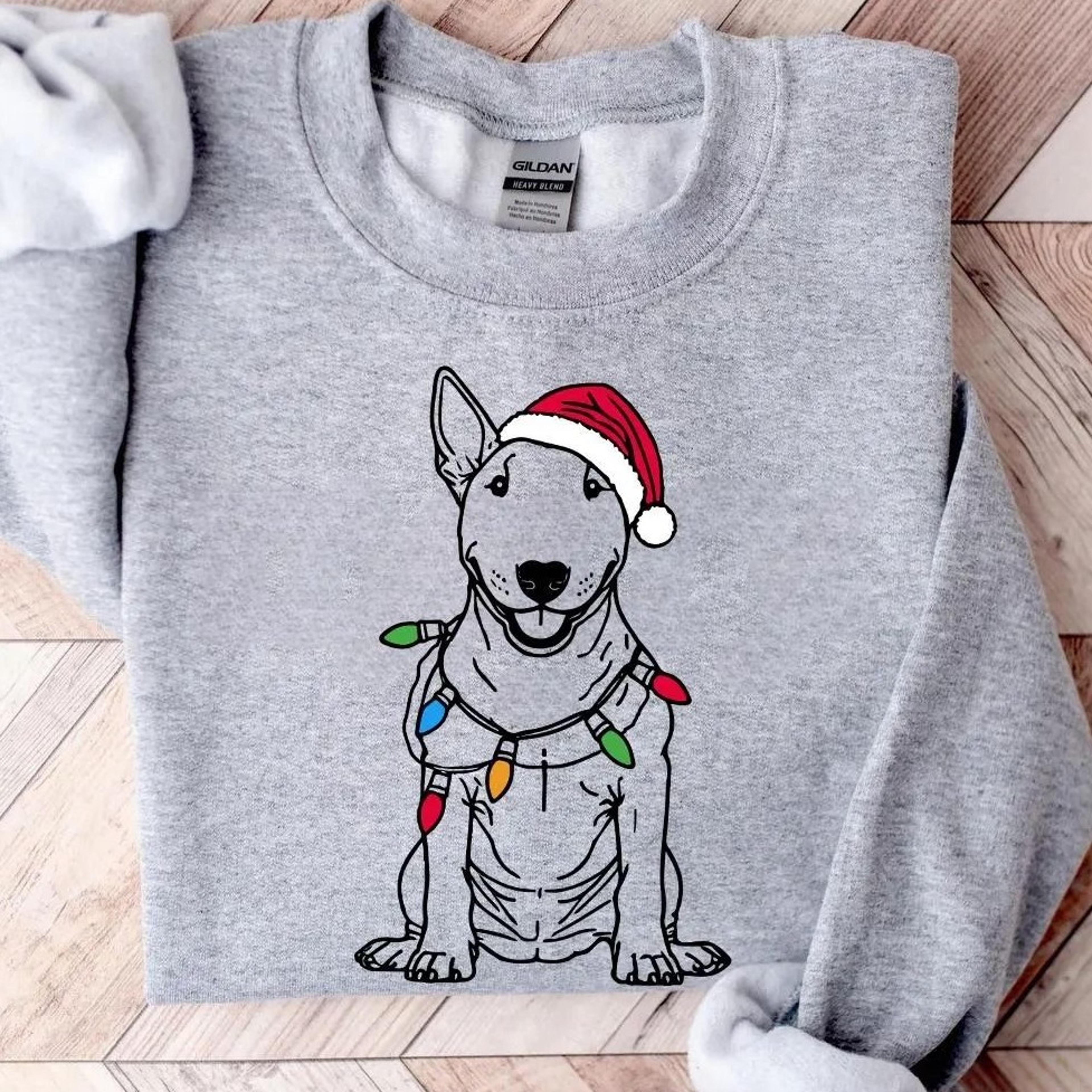 bull terrier christmas sweatshirt | xmas bull terrier sweater | christmas bull terrier | bull terrier lover | holiday do