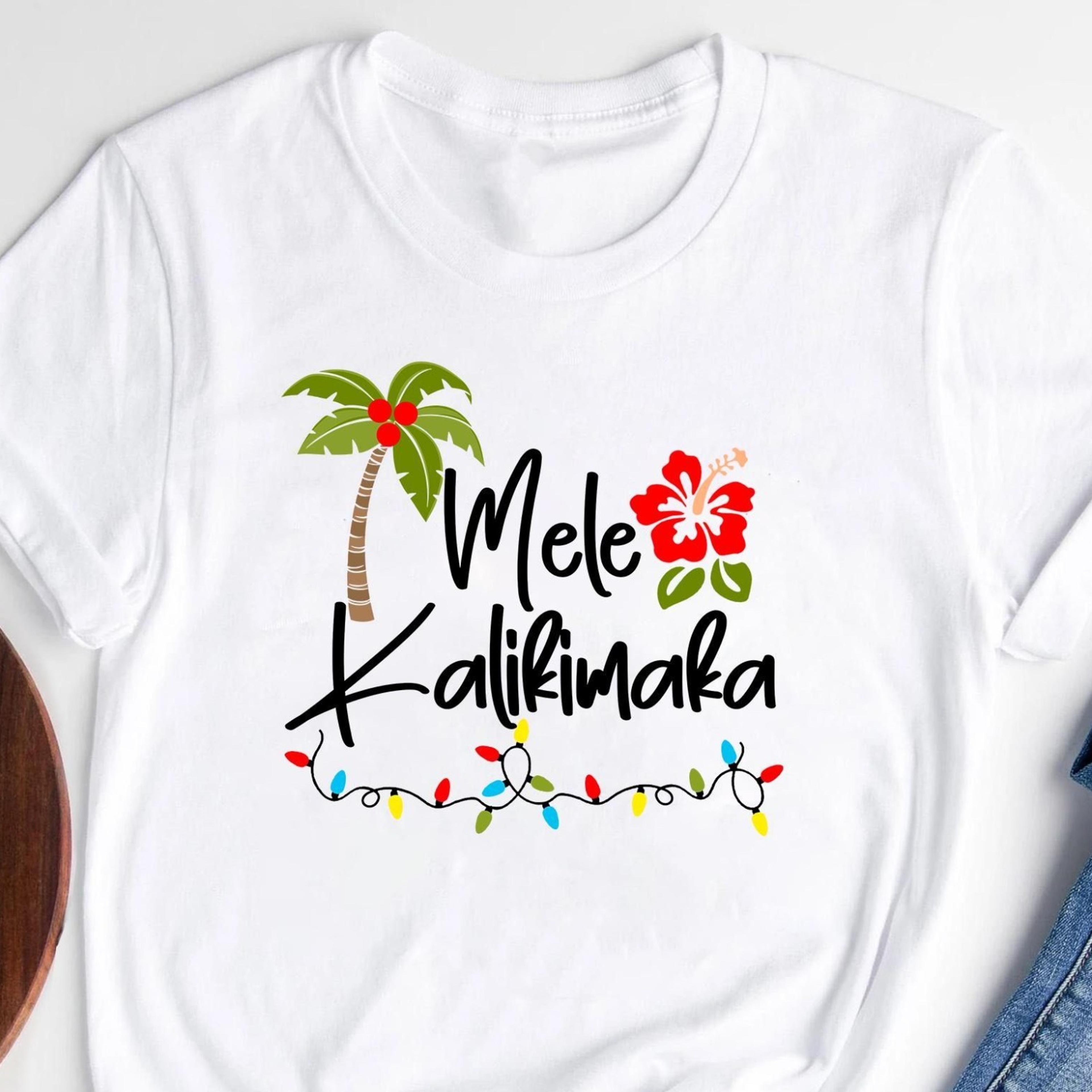 mele kalikimaka shirt hawaiian christmas family vacation