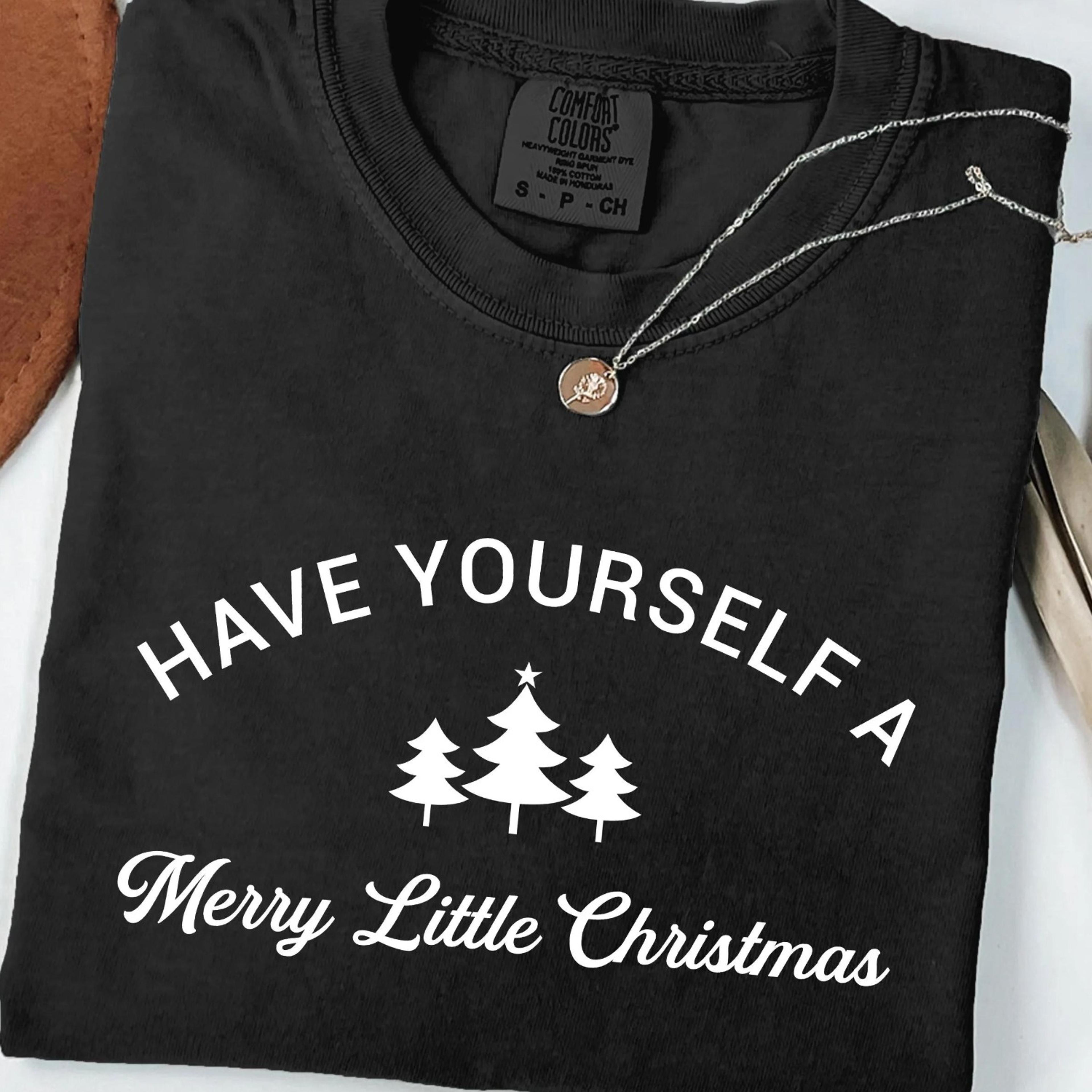 christmas shirt merry little christmas holiday tee