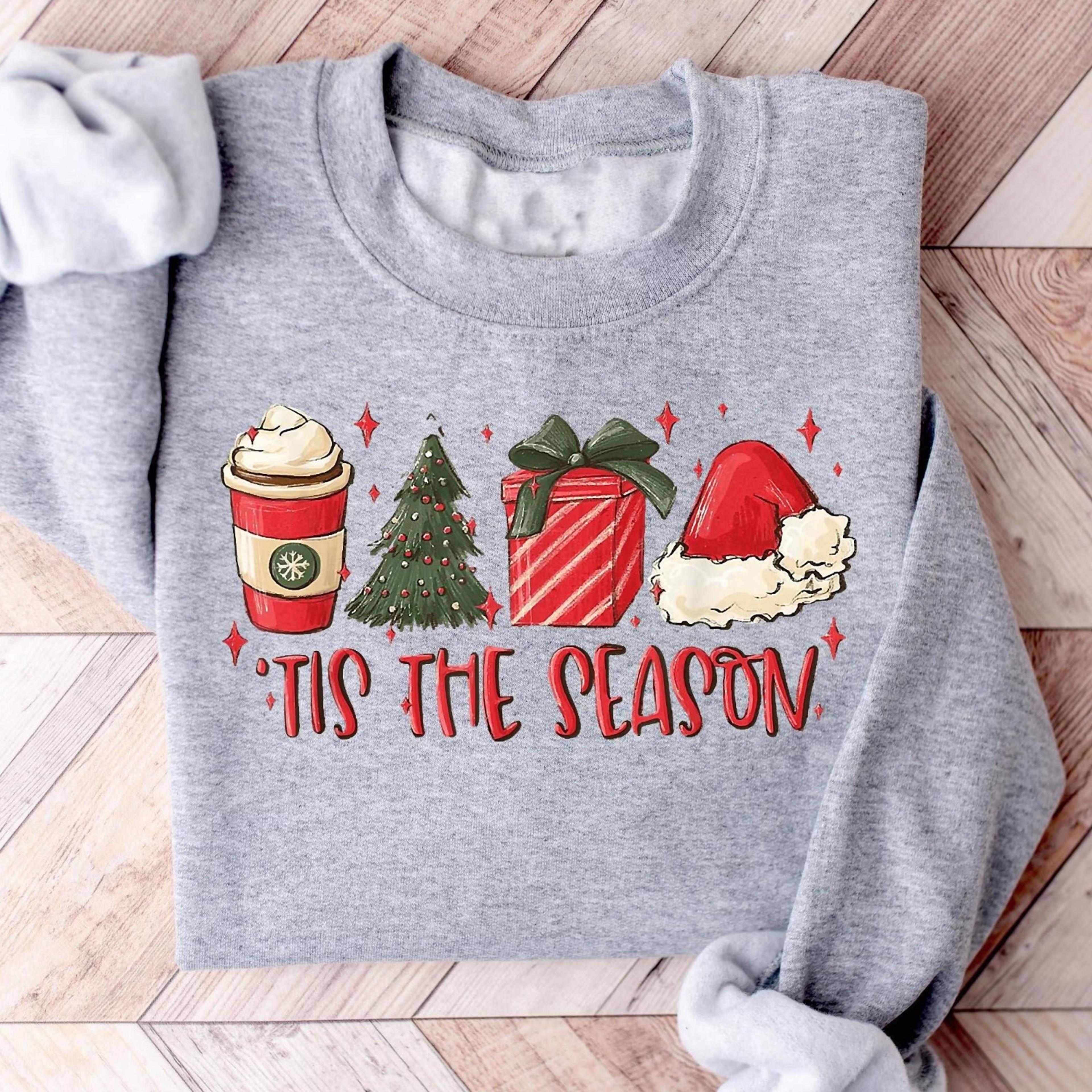 tis the season sweatshirt, christmas tis the season sweater, merry christmas shirt, christmas sweatshirt, cute winter ho