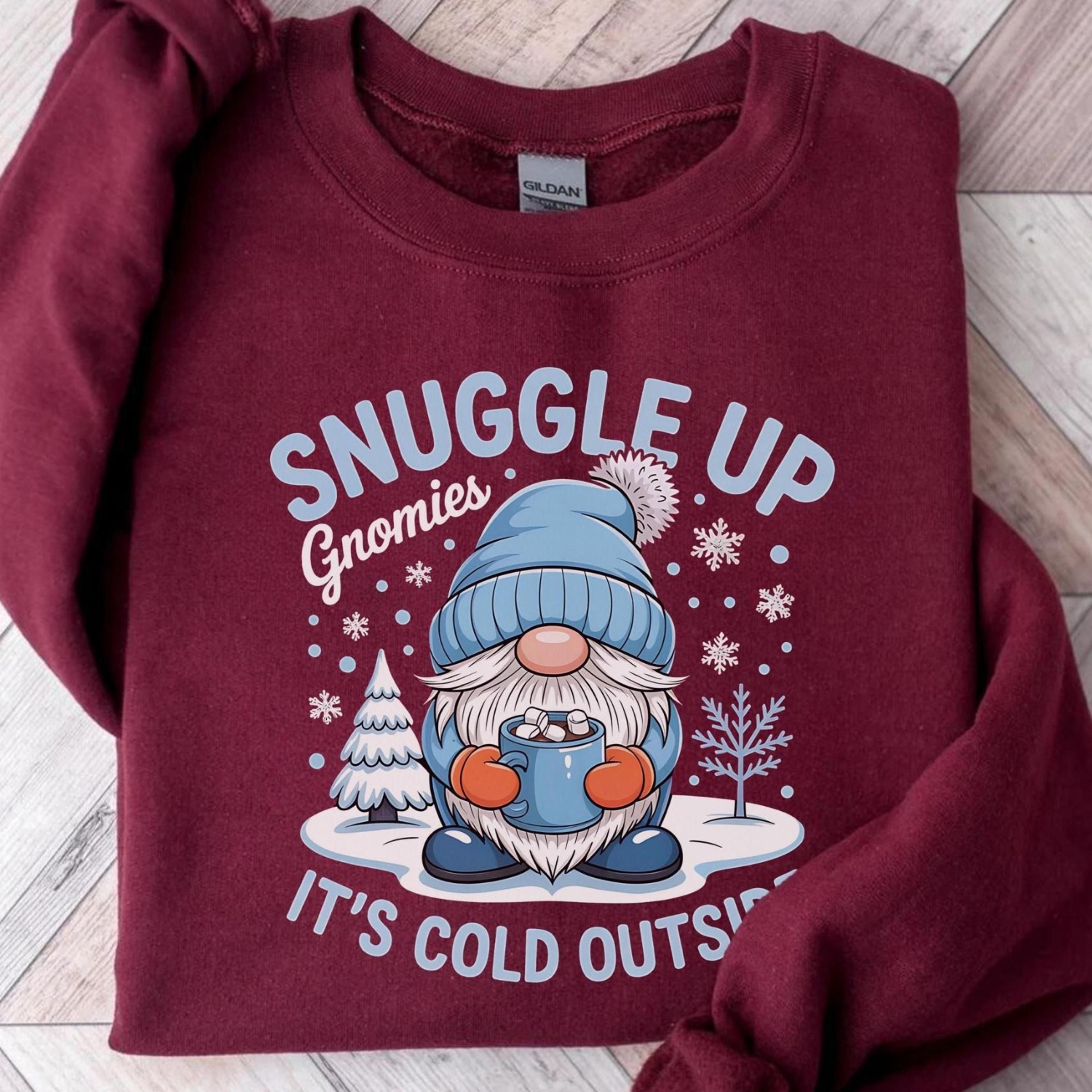 gnome sweatshirt, christmas gnome, cute gnomies sweatshirt, merry christmas t-shirt, gnome for the holidays shirt, cute