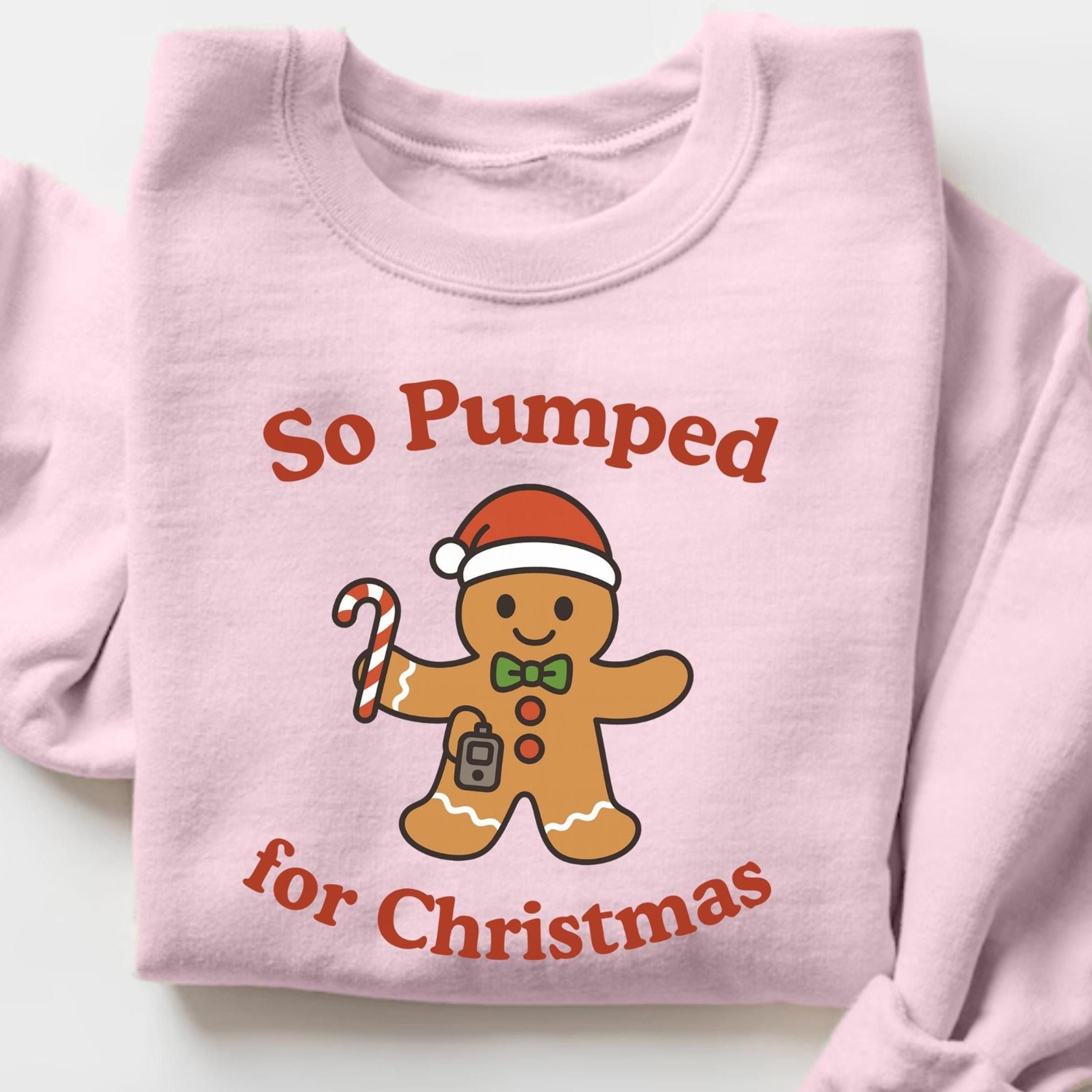gingerbread diabetes christmas sweatshirt, funny diabetic gingerbread t1d tee, type 1 diabetes awareness, kids insulin p