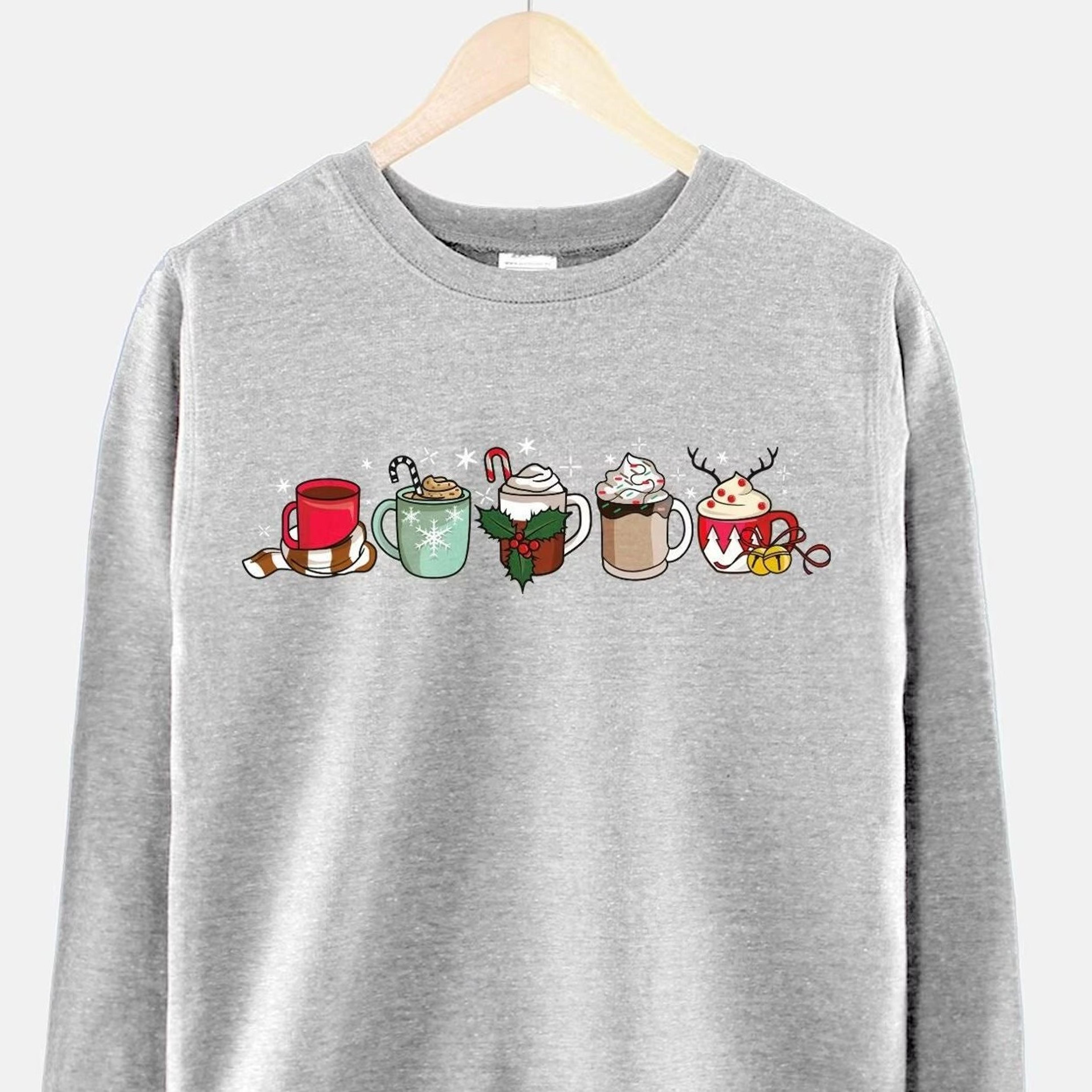 christmas coffee sweatshirt festive holiday sweater