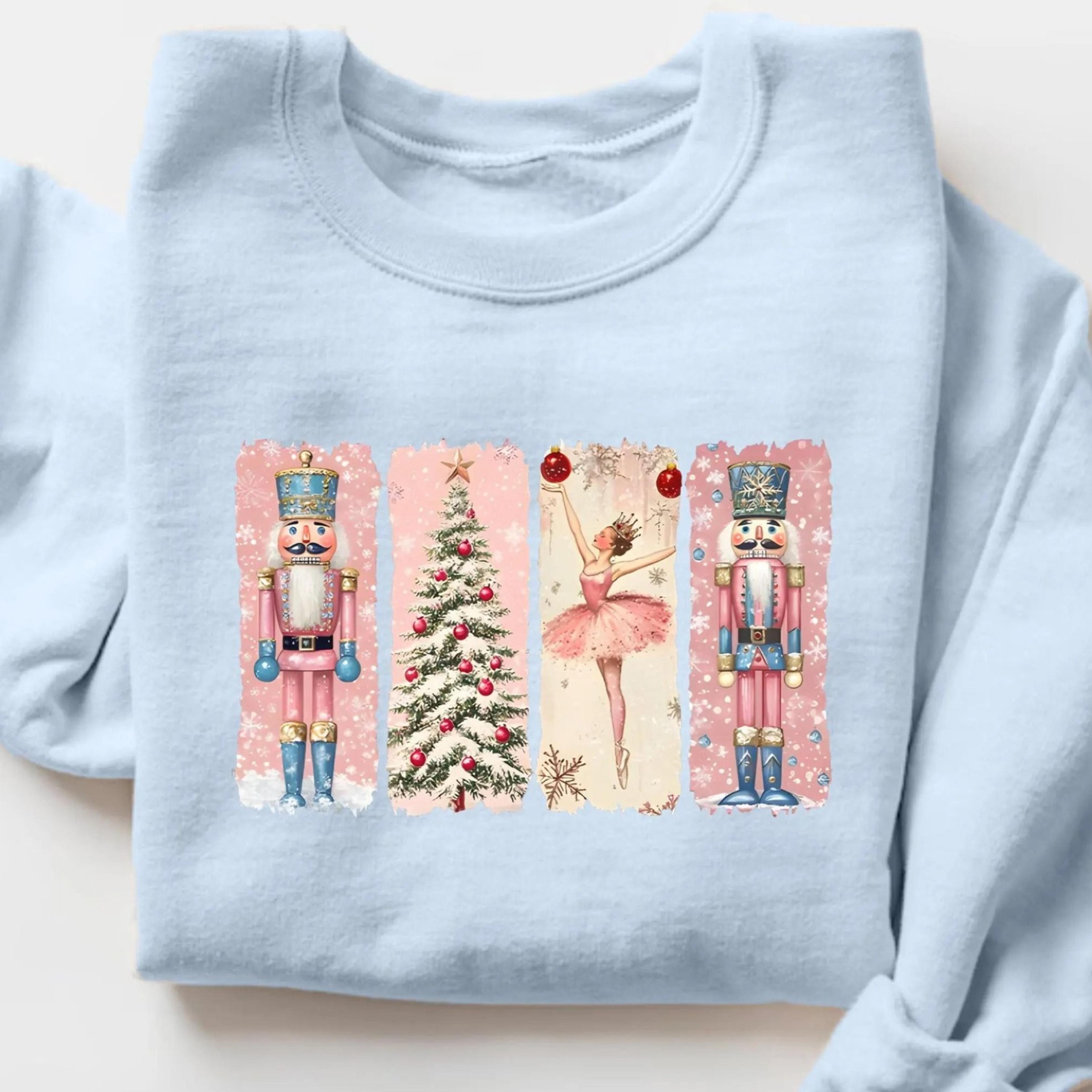 retro nutcracker christmas shirt, nutcracker ballet shirt, women's holiday tee, holiday party gift, festive christmas sh