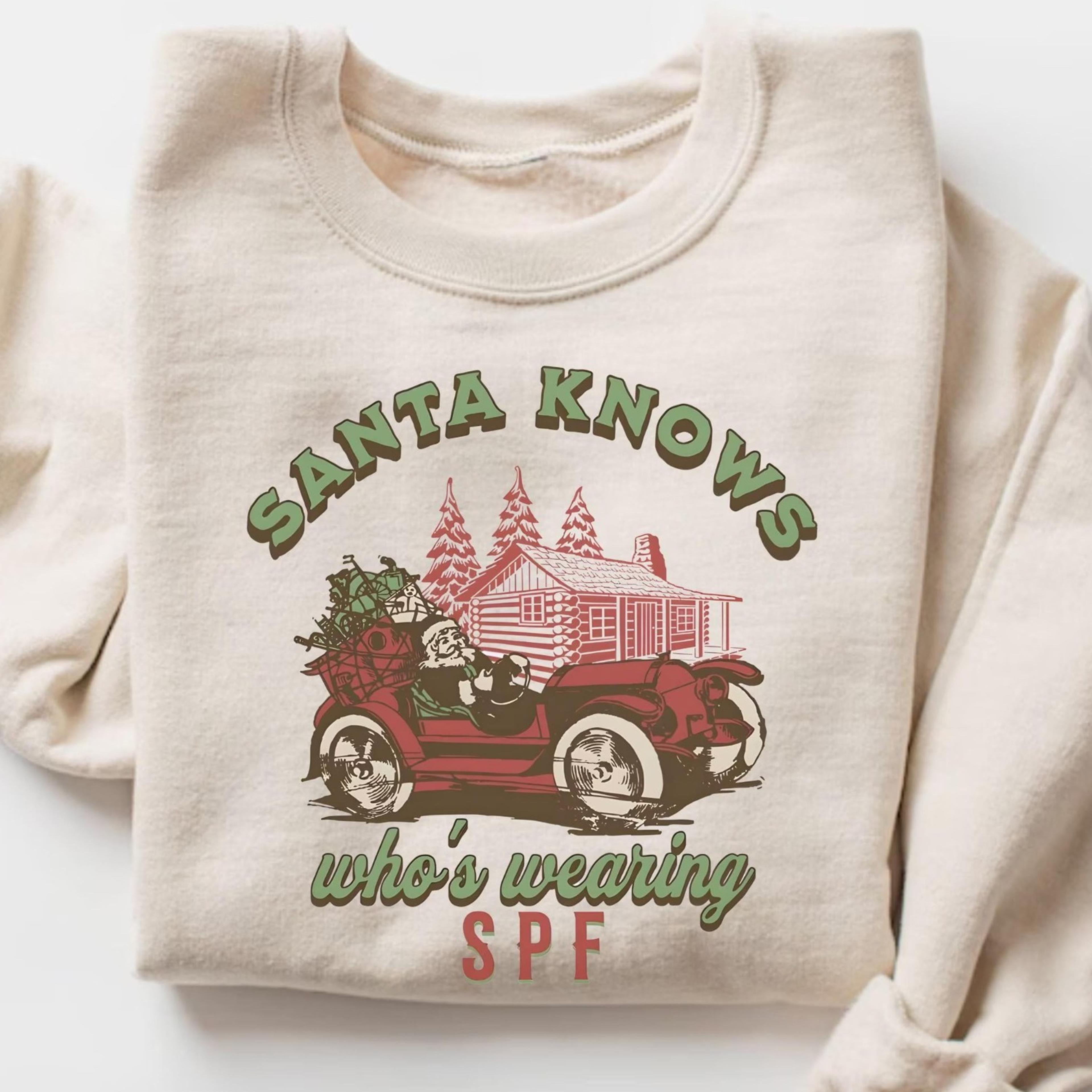 dermatologist christmas sweatshirt, skin therapist crewneck, esthetician gift, spf esthetician xmas sweater, gift for de