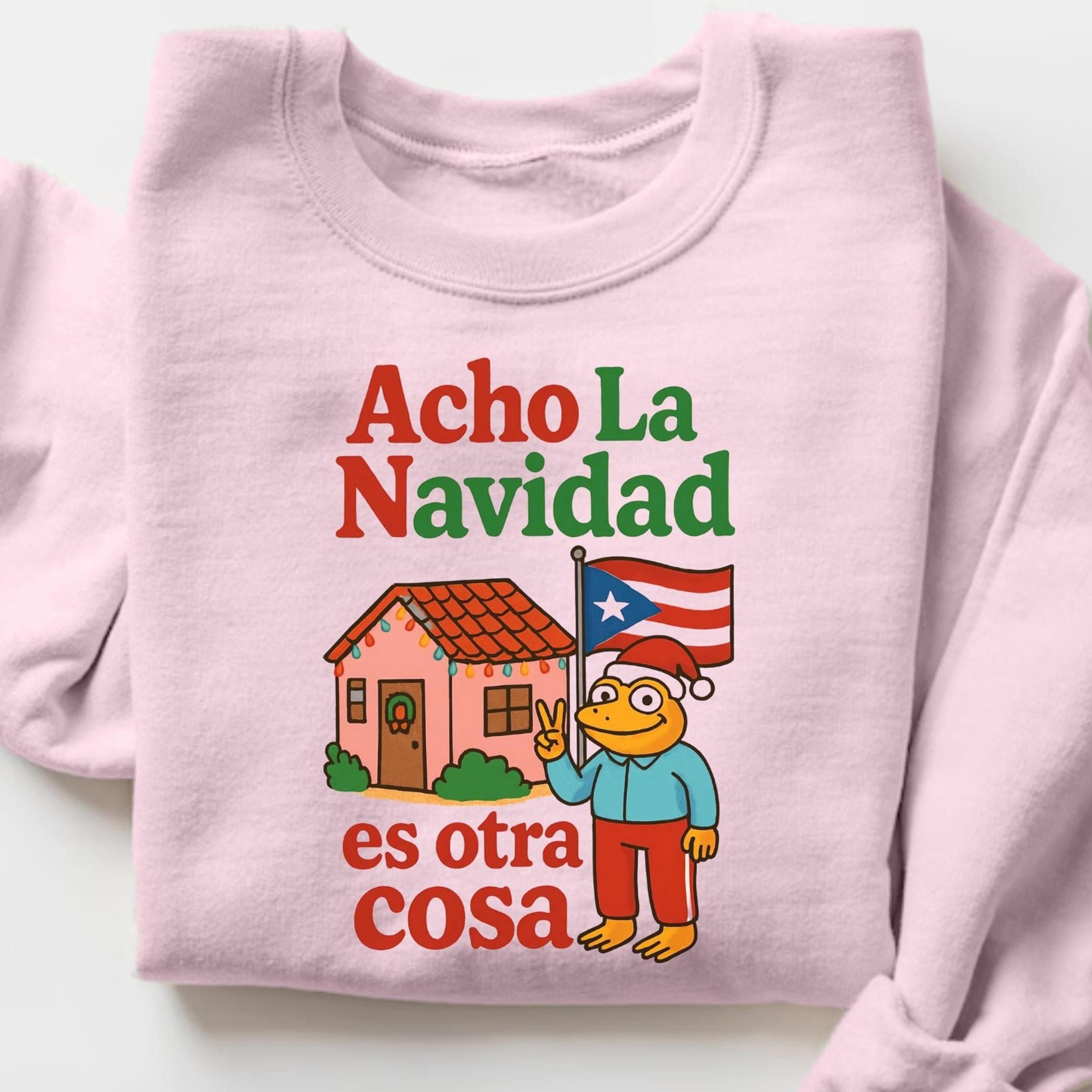 mexican christmas sweatshirt, puerto rico xmas shirt, latina christmas sweater, spanish christmas, gift for mexican, mex