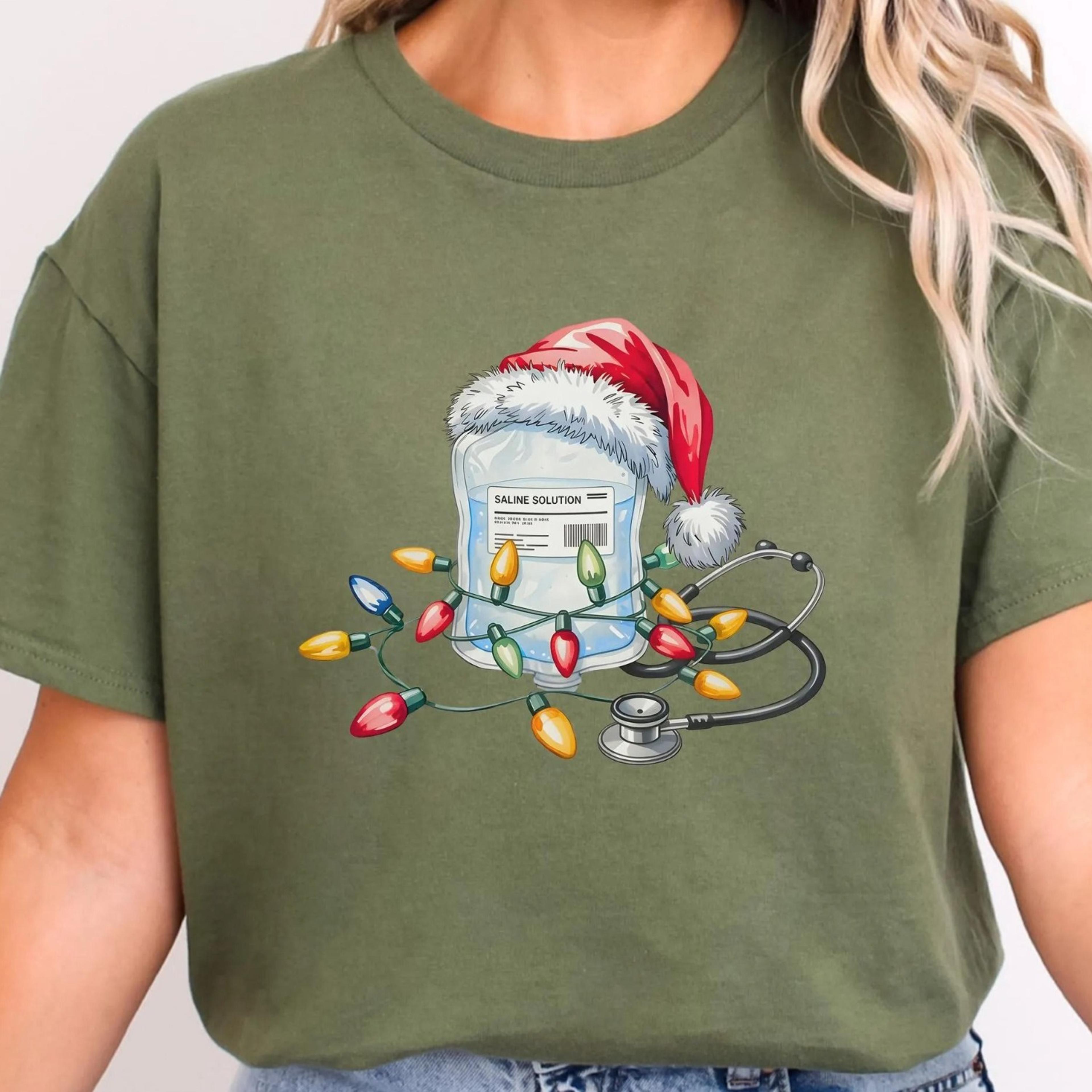 nurse serum xmas sweatshirt, christmas registered nurse shirt, xmas gift for nurse hoodie, serum xmas sweater, christmas