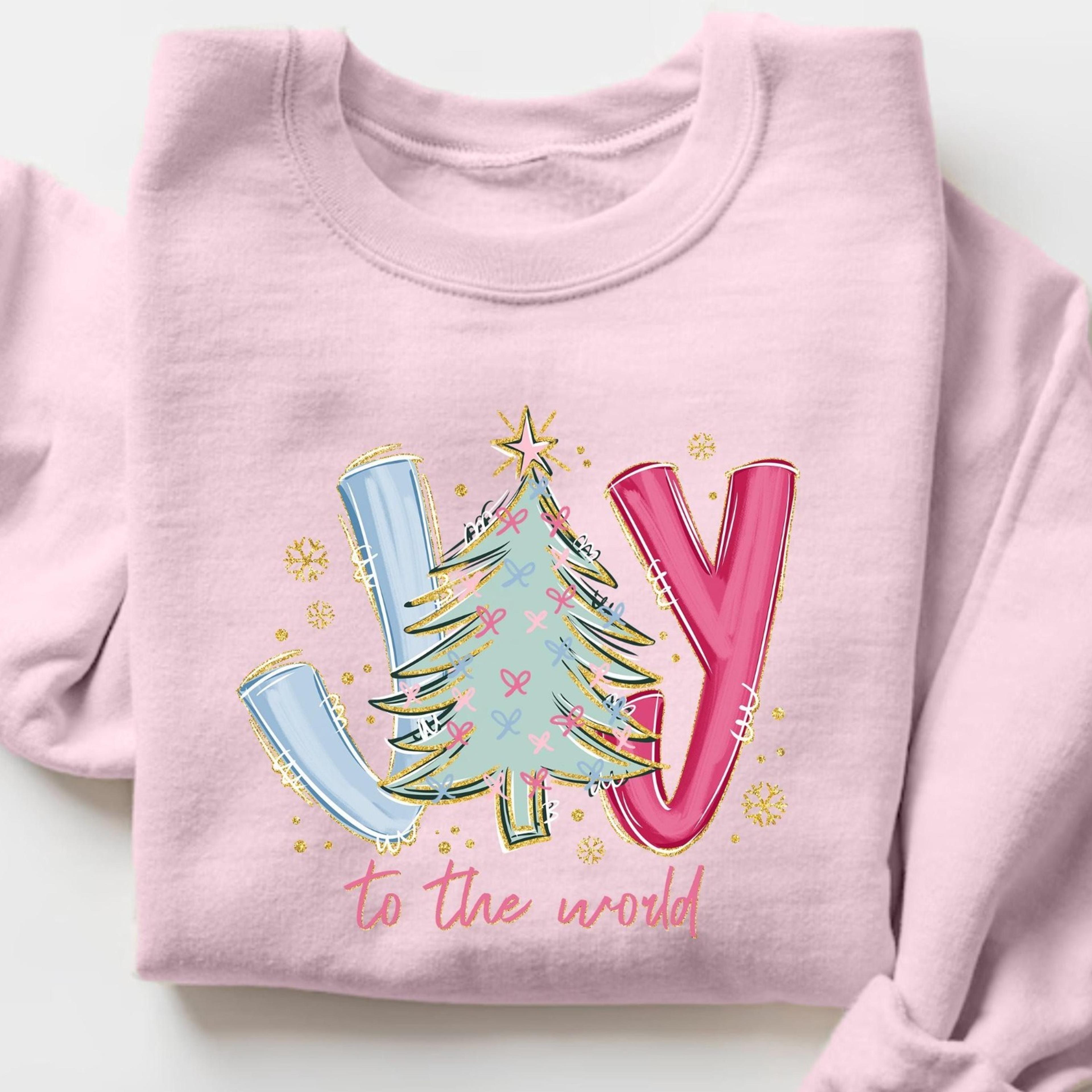 joy to the world christmas sweatshirt, christian christmas t-shirt, religious holiday sweater, jesus xmas crewneck, chri