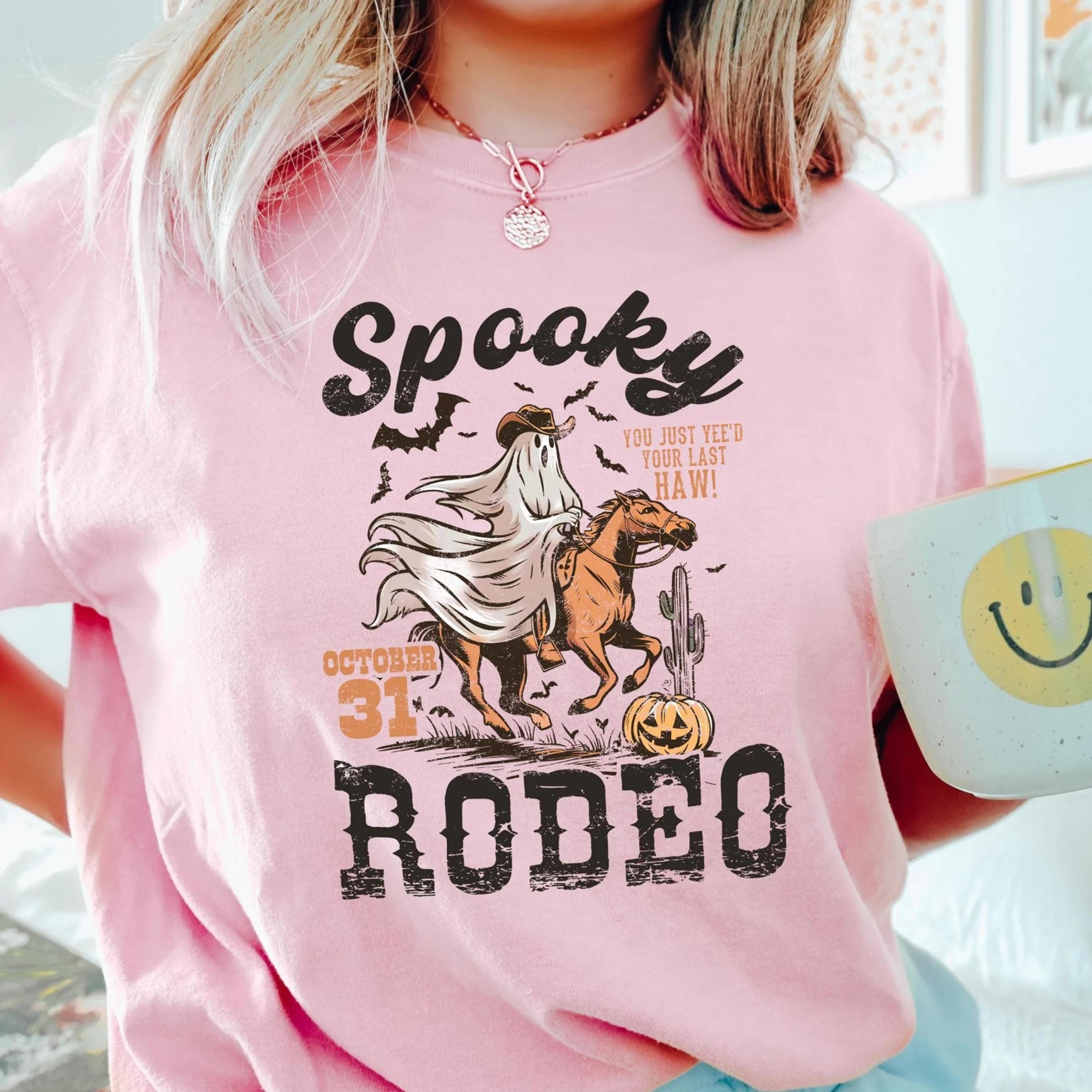 western halloween shirt, spooky rodeo shirt, halloween skeleton shirt, halloween gifts, western rodeo shirt, spooky
