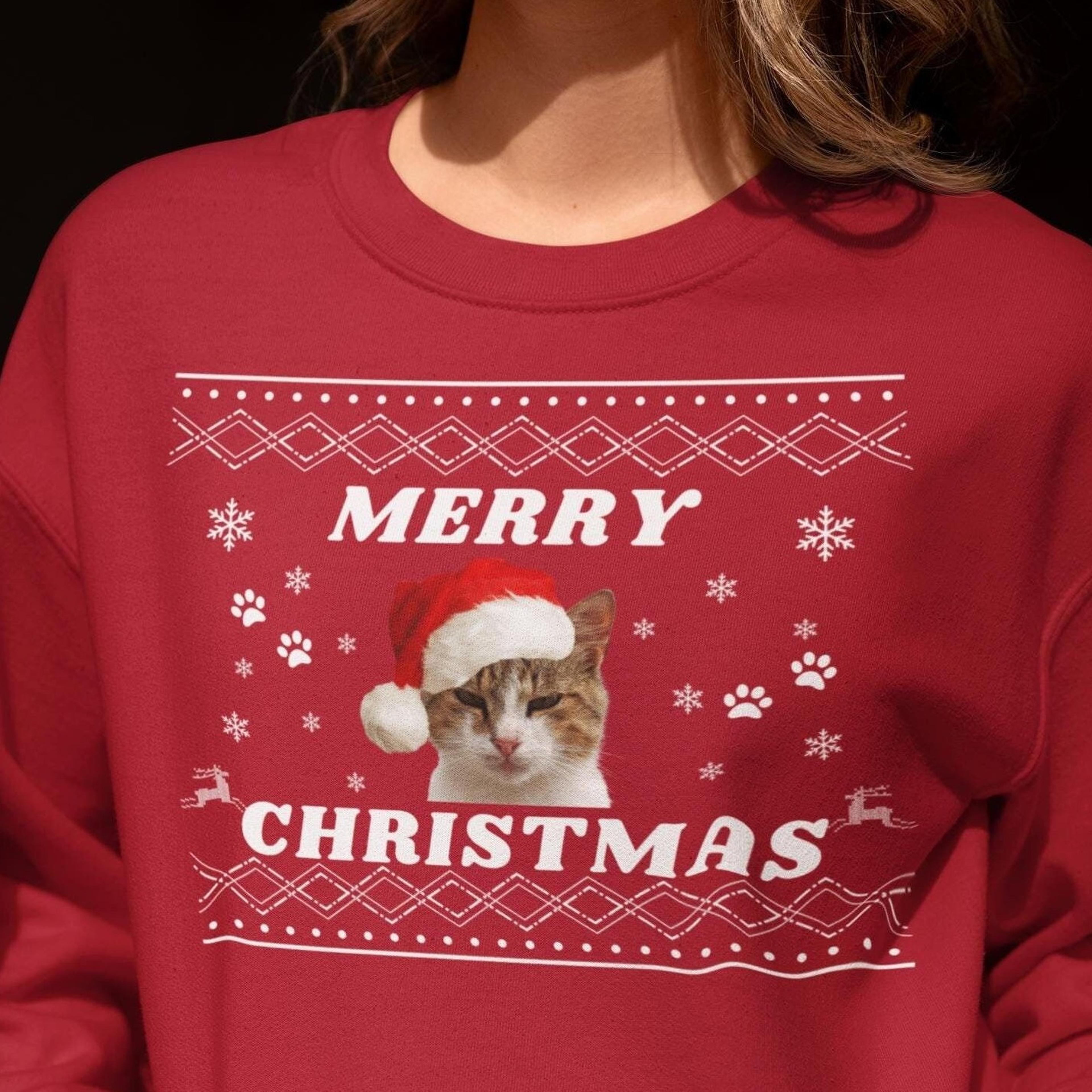 pet sweatshirt | custom sweater with your pet's photo | perfect gift for animal lovers