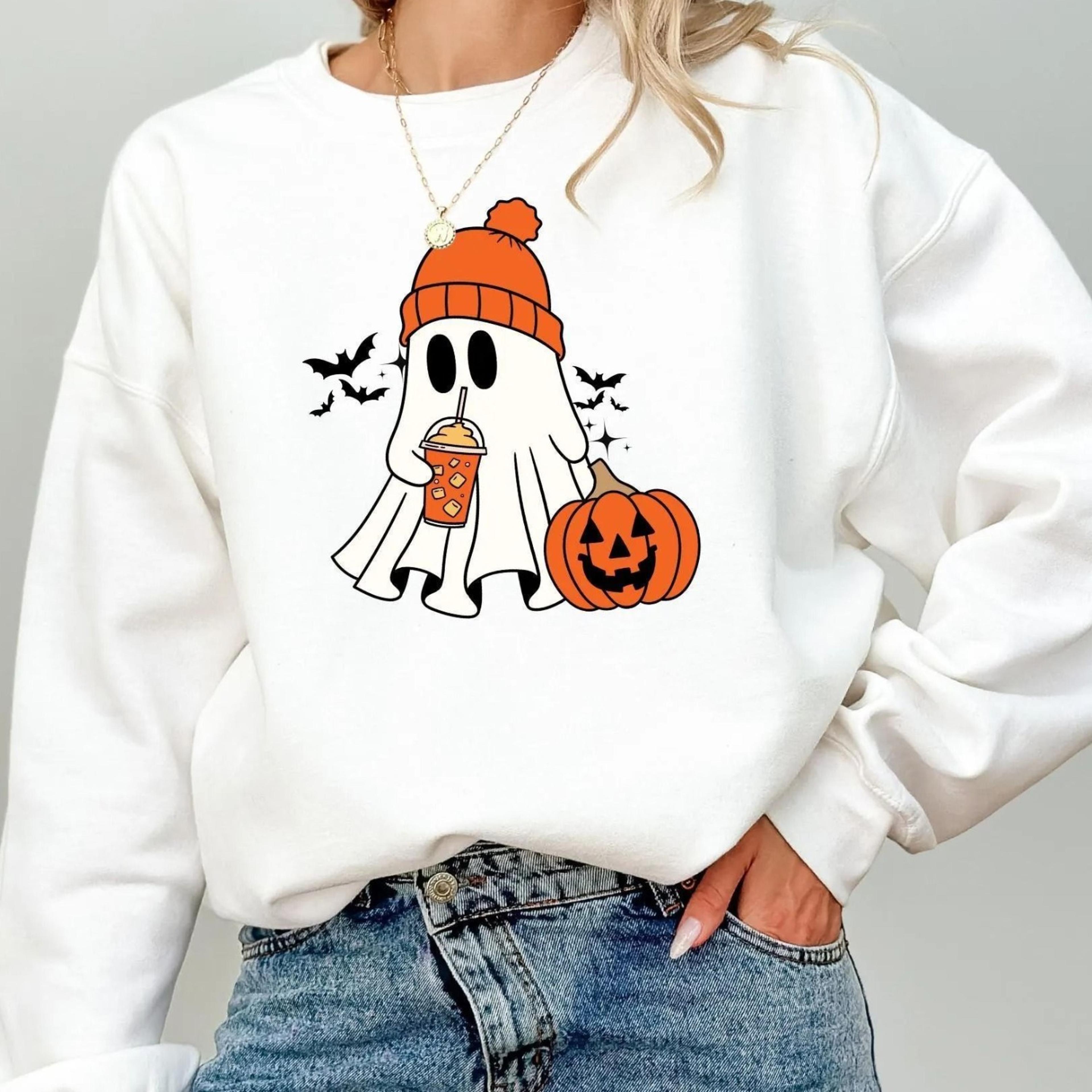 halloween ghost sweater | spooky cute ghost sweater | spooky halloween sweatshirt |halloween sweater | ghost lov