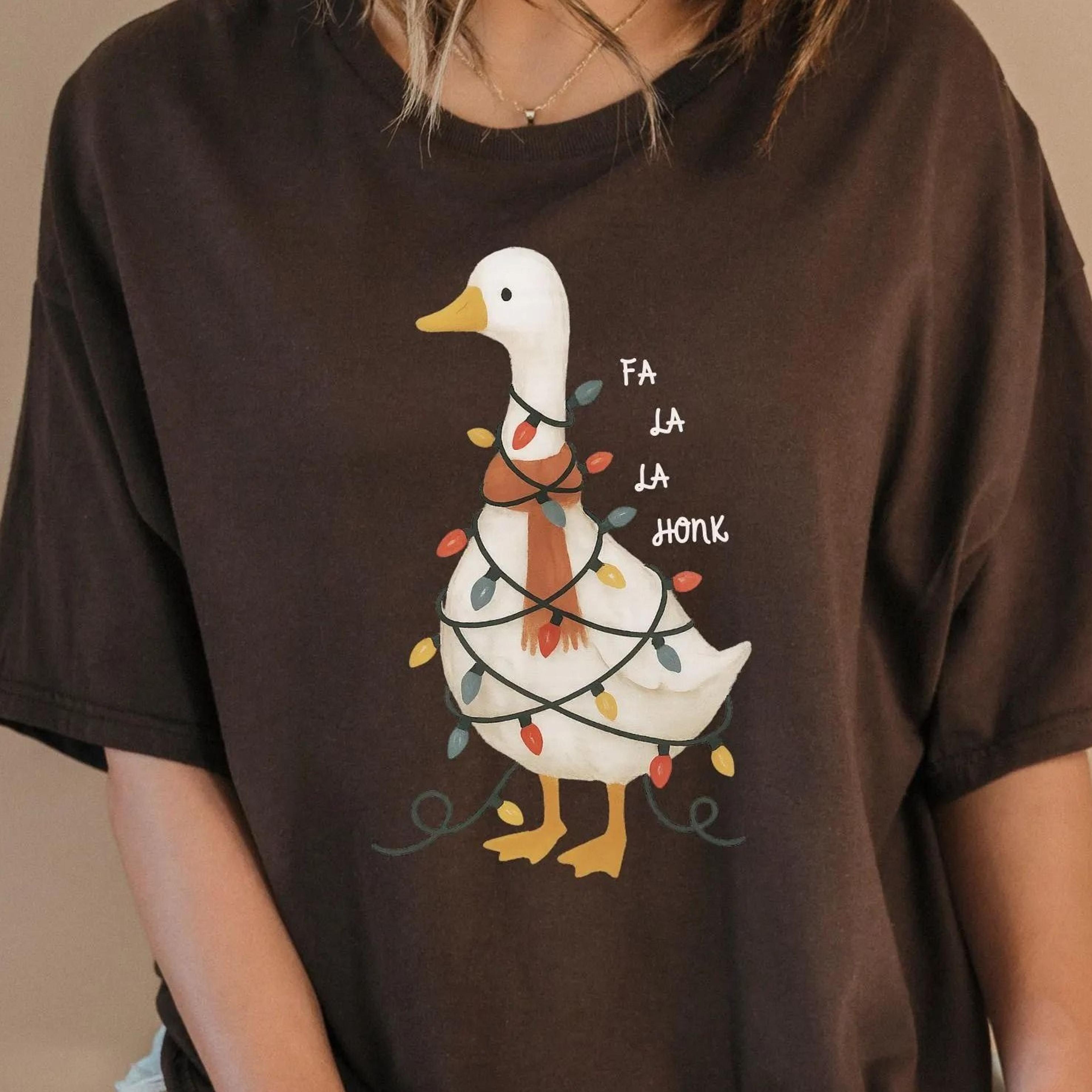 christmas goose sweatshirt shirt funny christmas gift