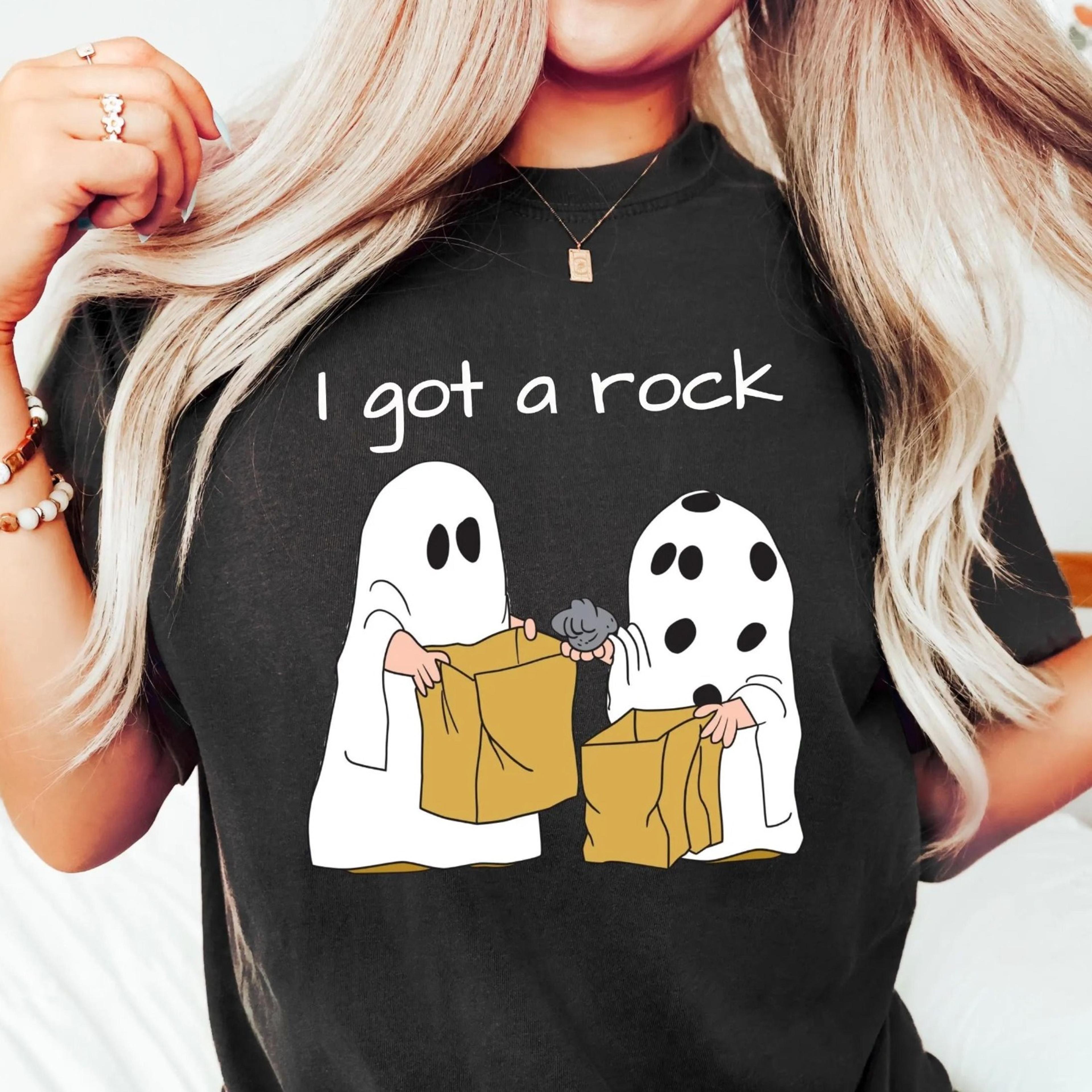 halloween sweatshirt, i got a rock funny halloween sweater, halloween ghost tee, halloween gifts
