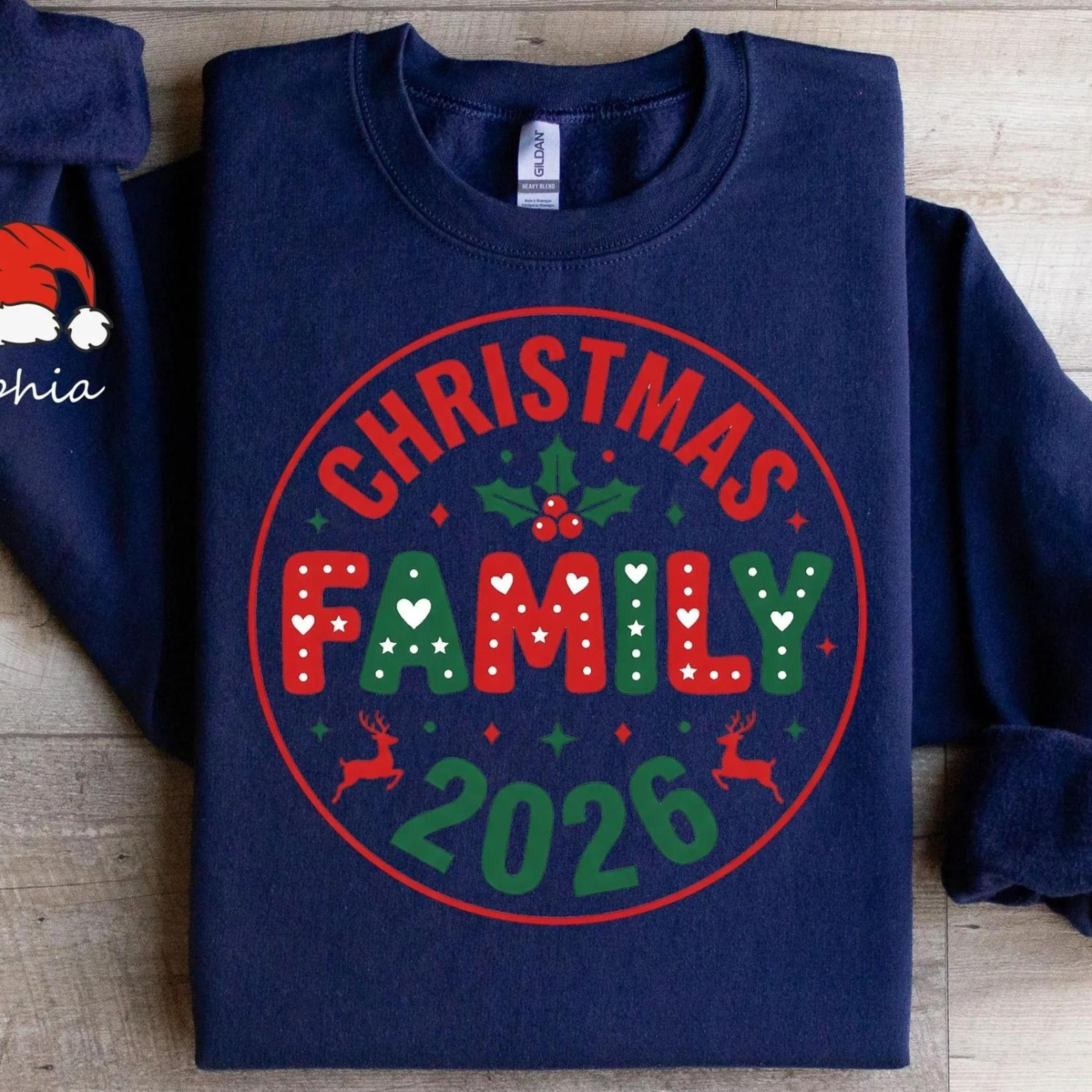 family christmas shirt, christmas in july, matching holiday tee, xmas pajamas top, toddler sweater