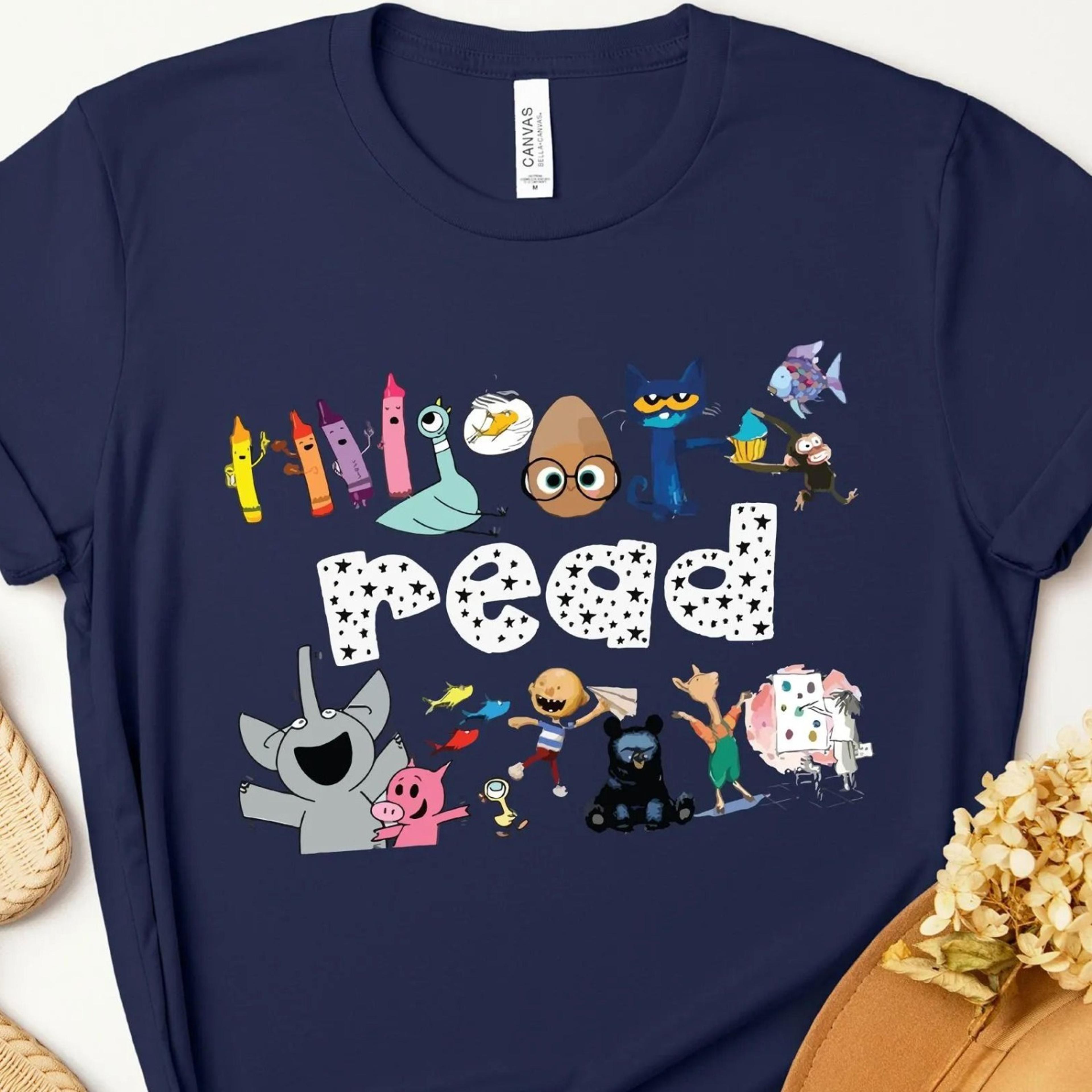 children's teacher t-shirt read books kids teacher life kindergarten gift for educators school