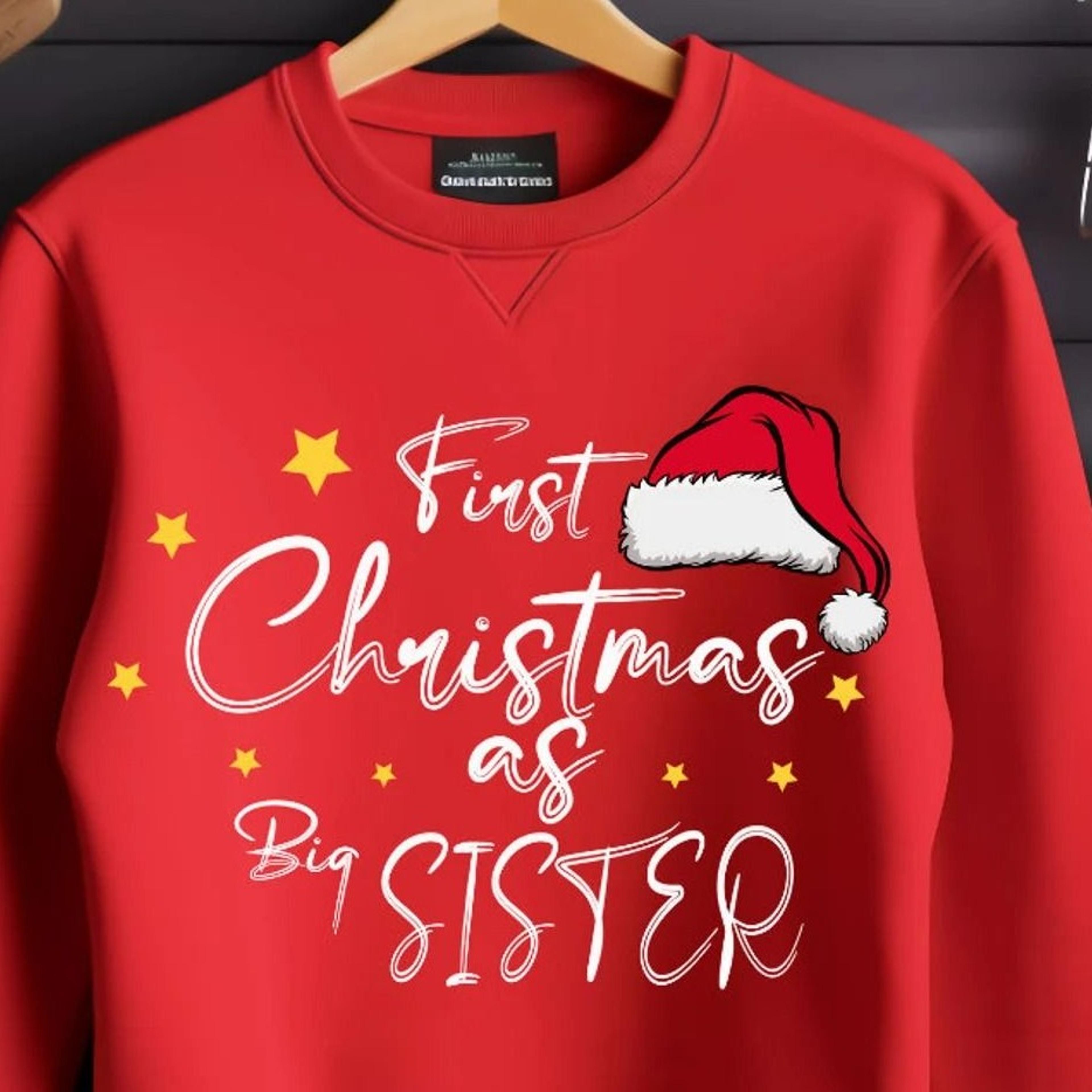 first christmas shirt matching family xmas tee