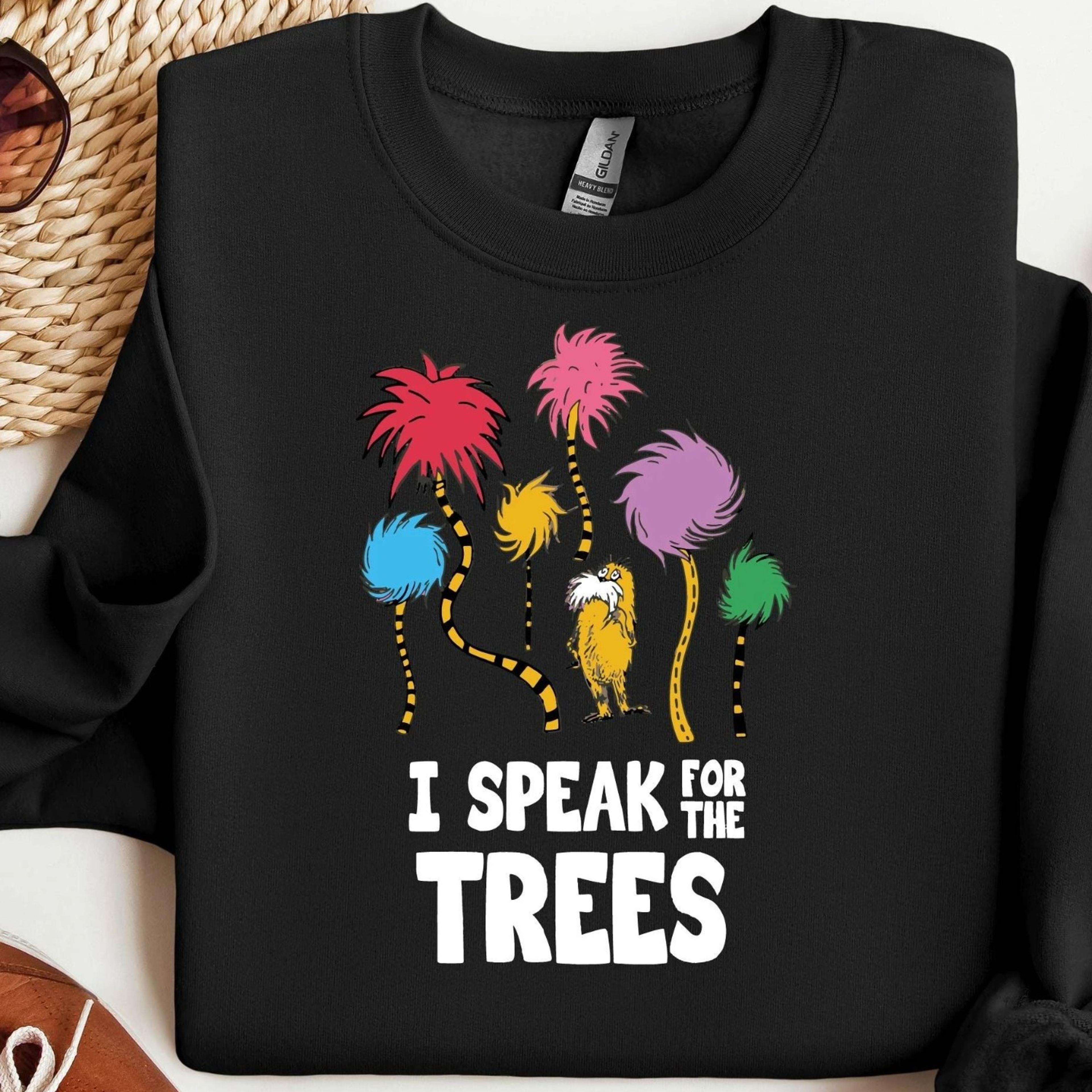 i speak for the trees sweatshirt earth day kids gift