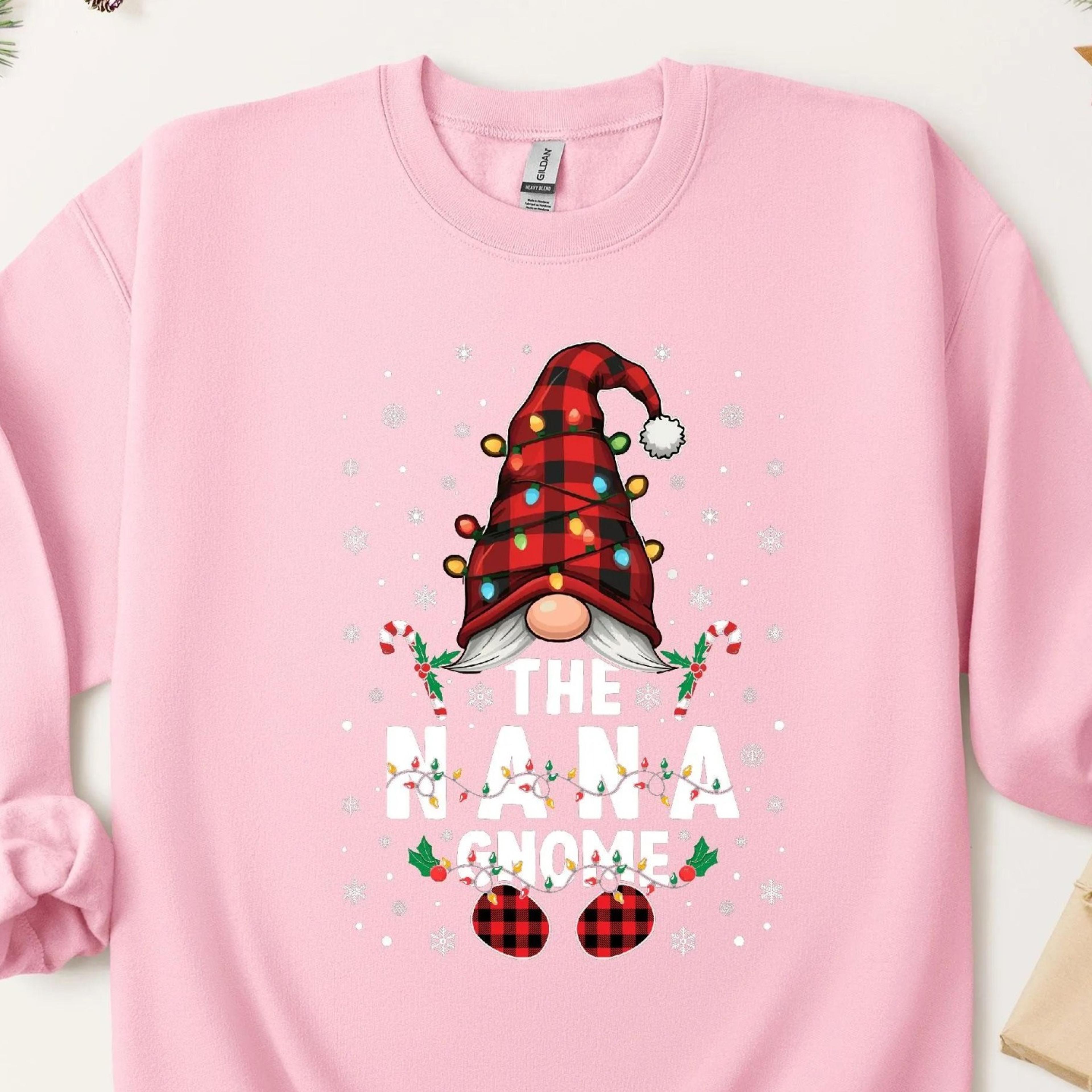 cute bee christmas sweatshirt, festive holiday lights