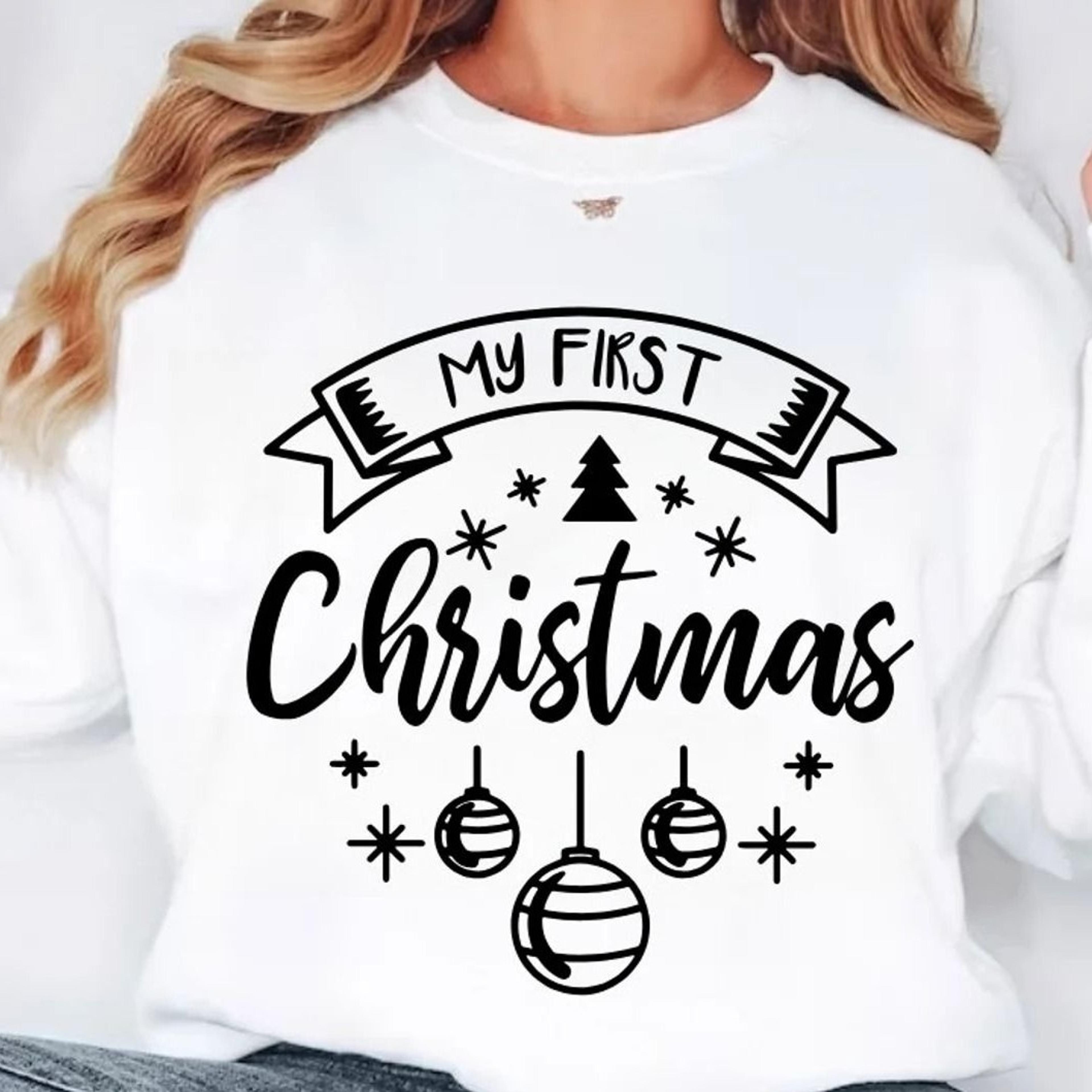 my first christmas shirt, holiday tee
