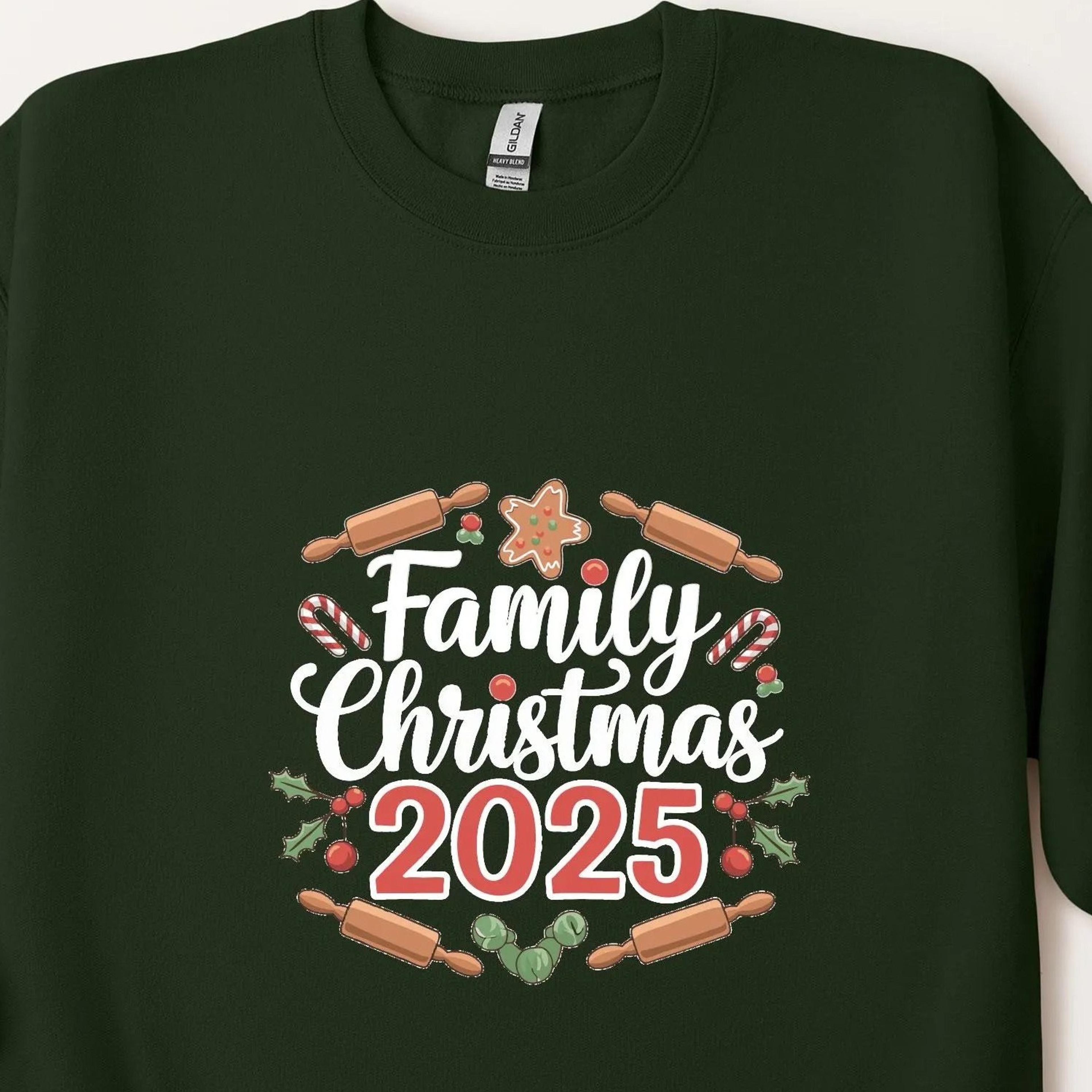 family christmas 2025 sweatshirt festive holiday