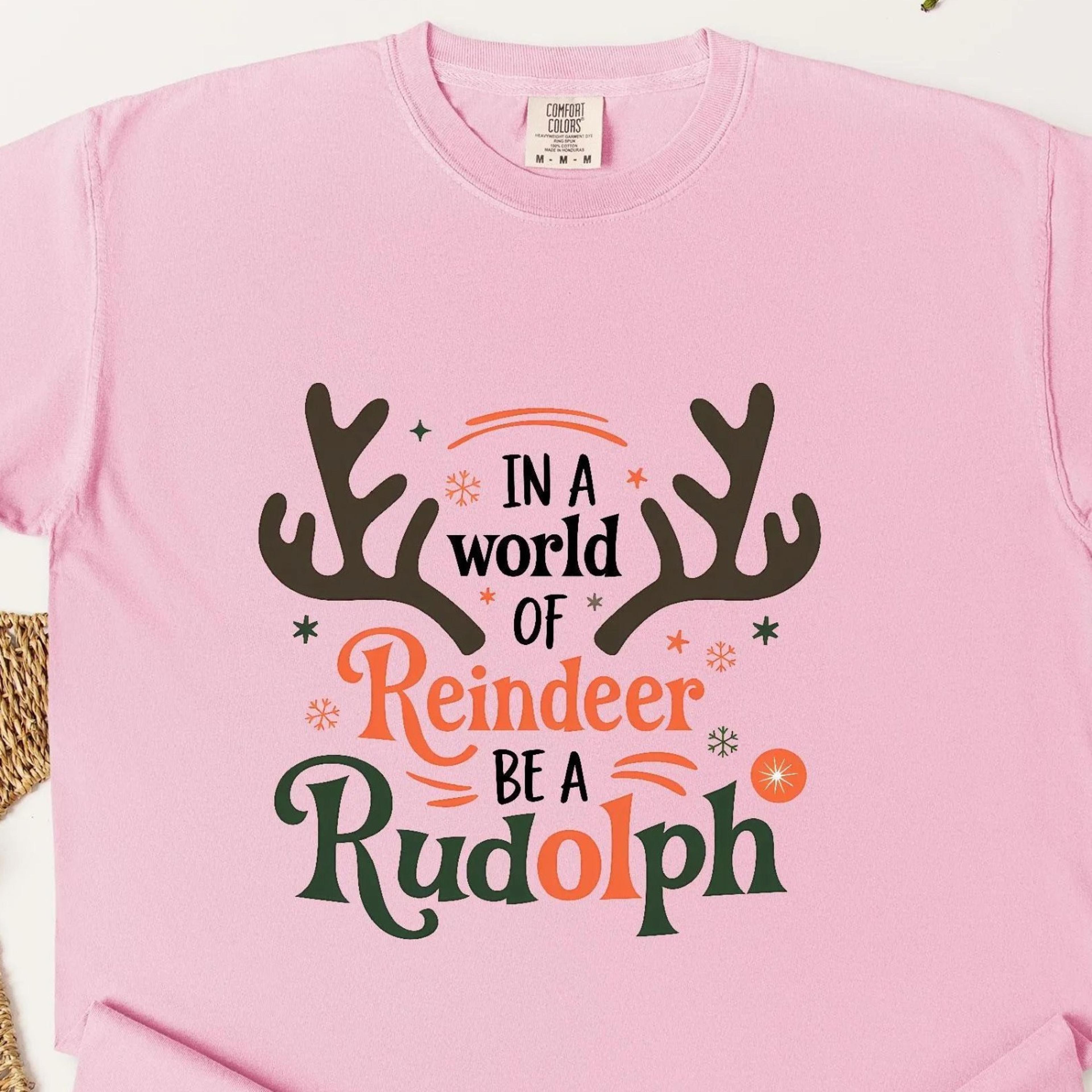 rudolph christmas shirt holiday