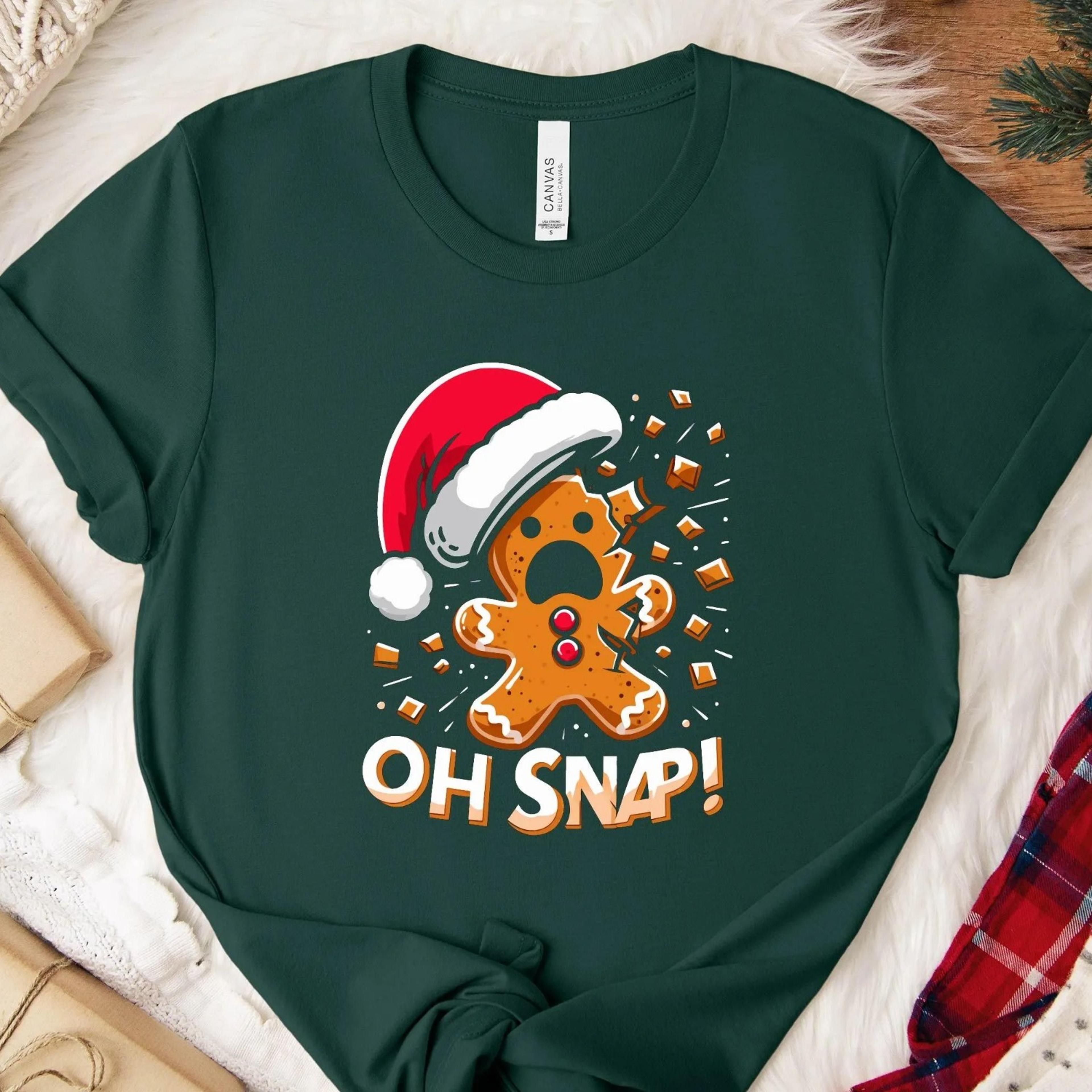 oh snap gingerbread christmas sweatshirt funny holiday sweater