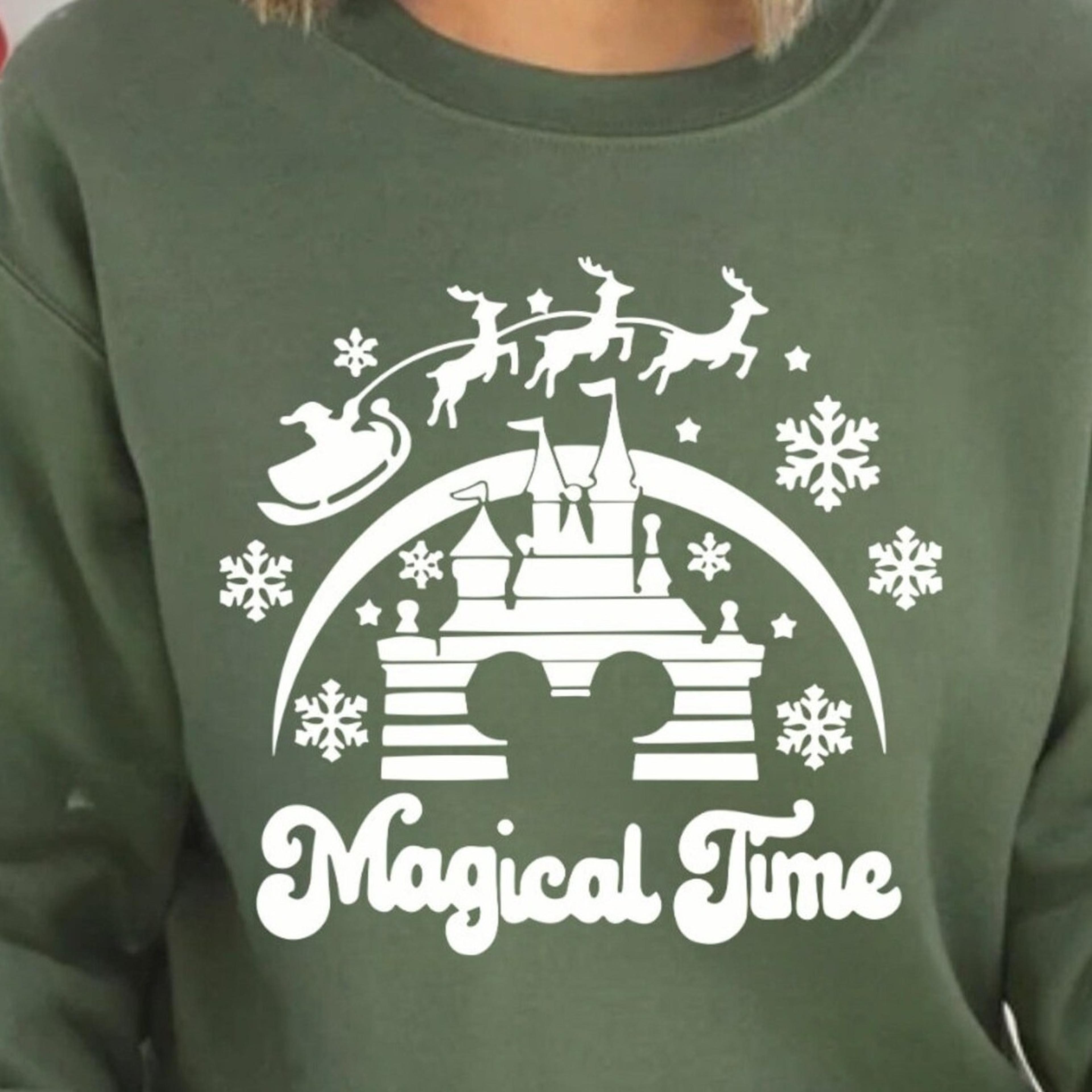 christmas shirt, magical time tee, xmas