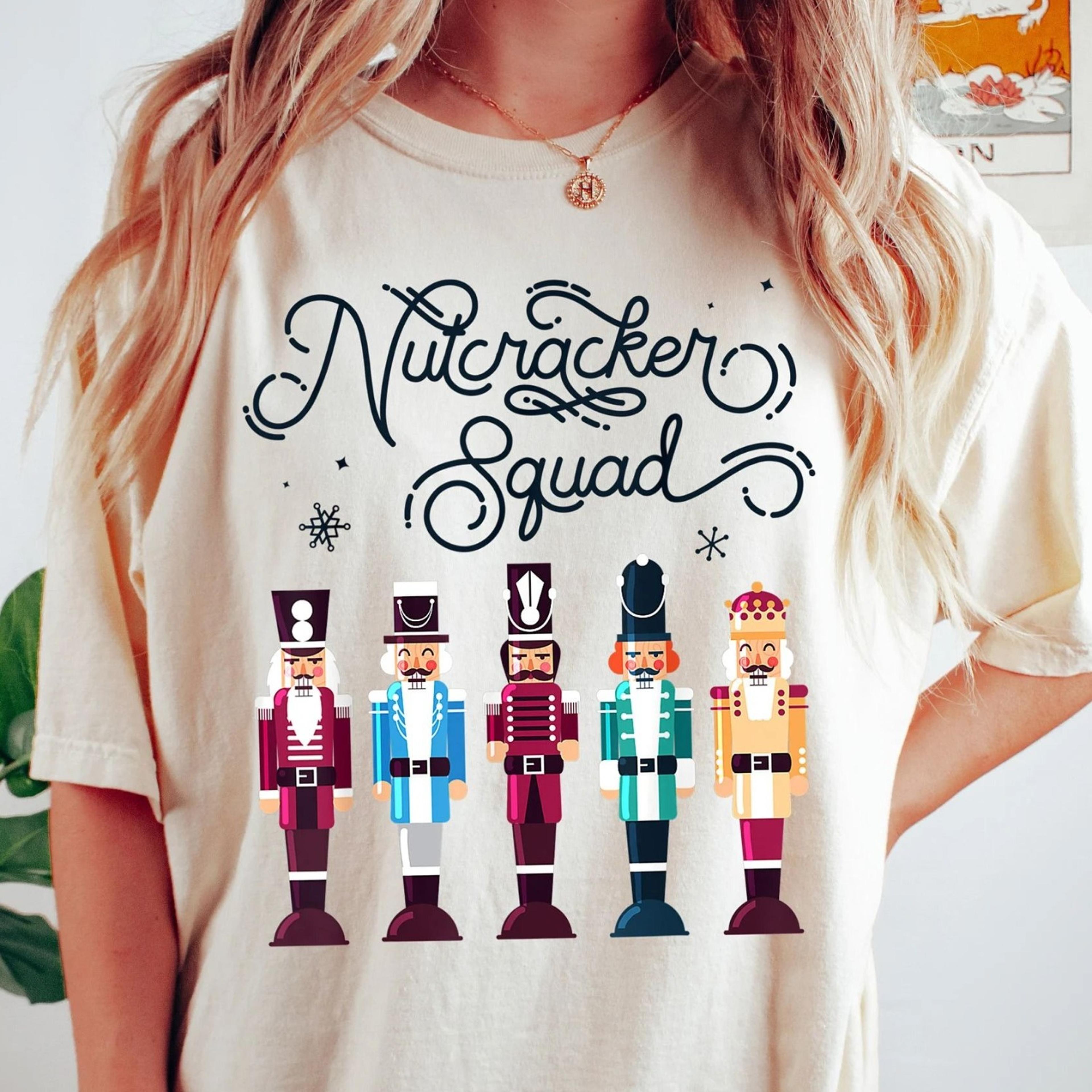 nutcracker squad sweatshirt, christmas nutcracker shirt, merry christmas gift, holiday sweater, christmas family shirt