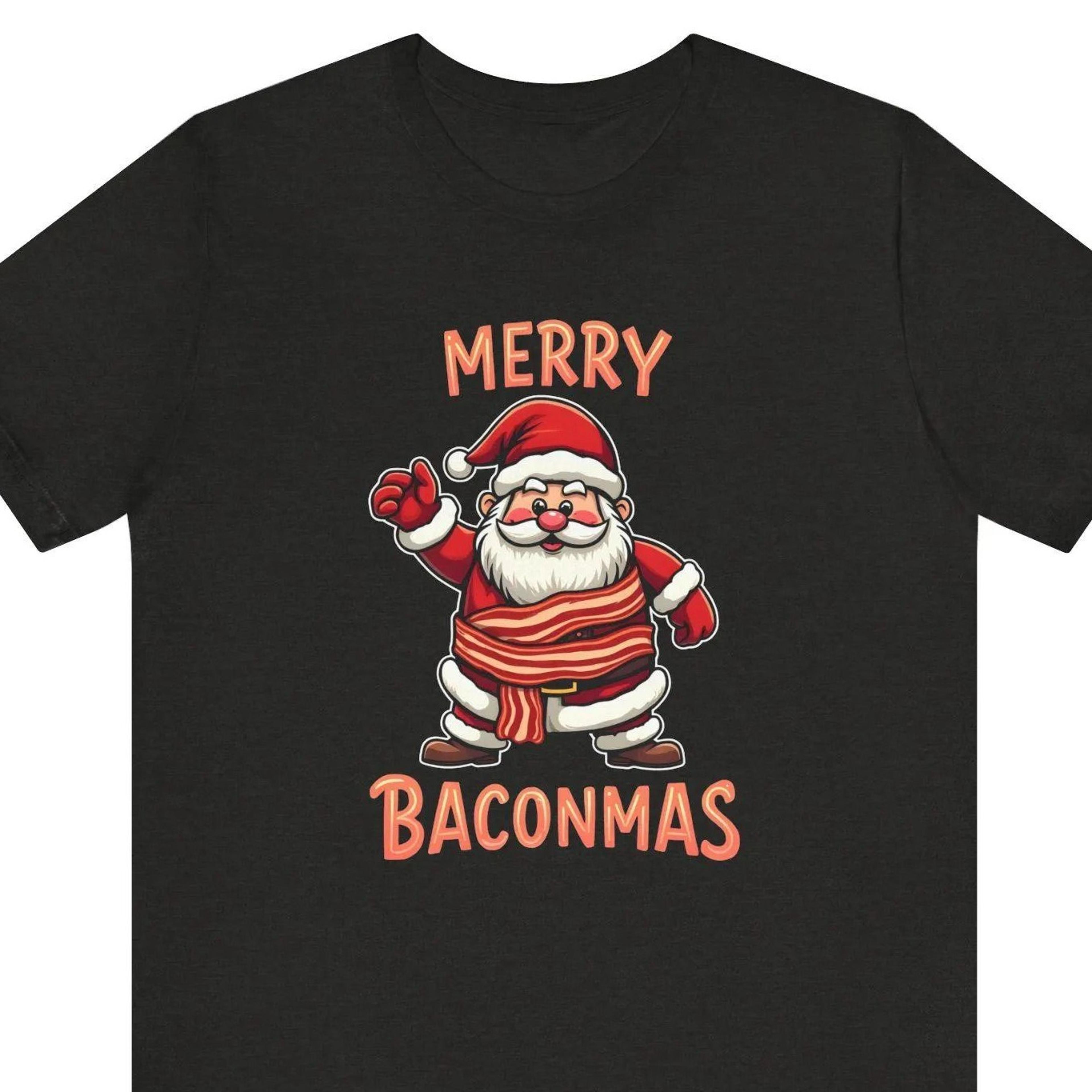 merry baconmas shirt, funny bacon lover shirt, bacon christmas shirt, holiday shirt for bacon lovers, funny gift
