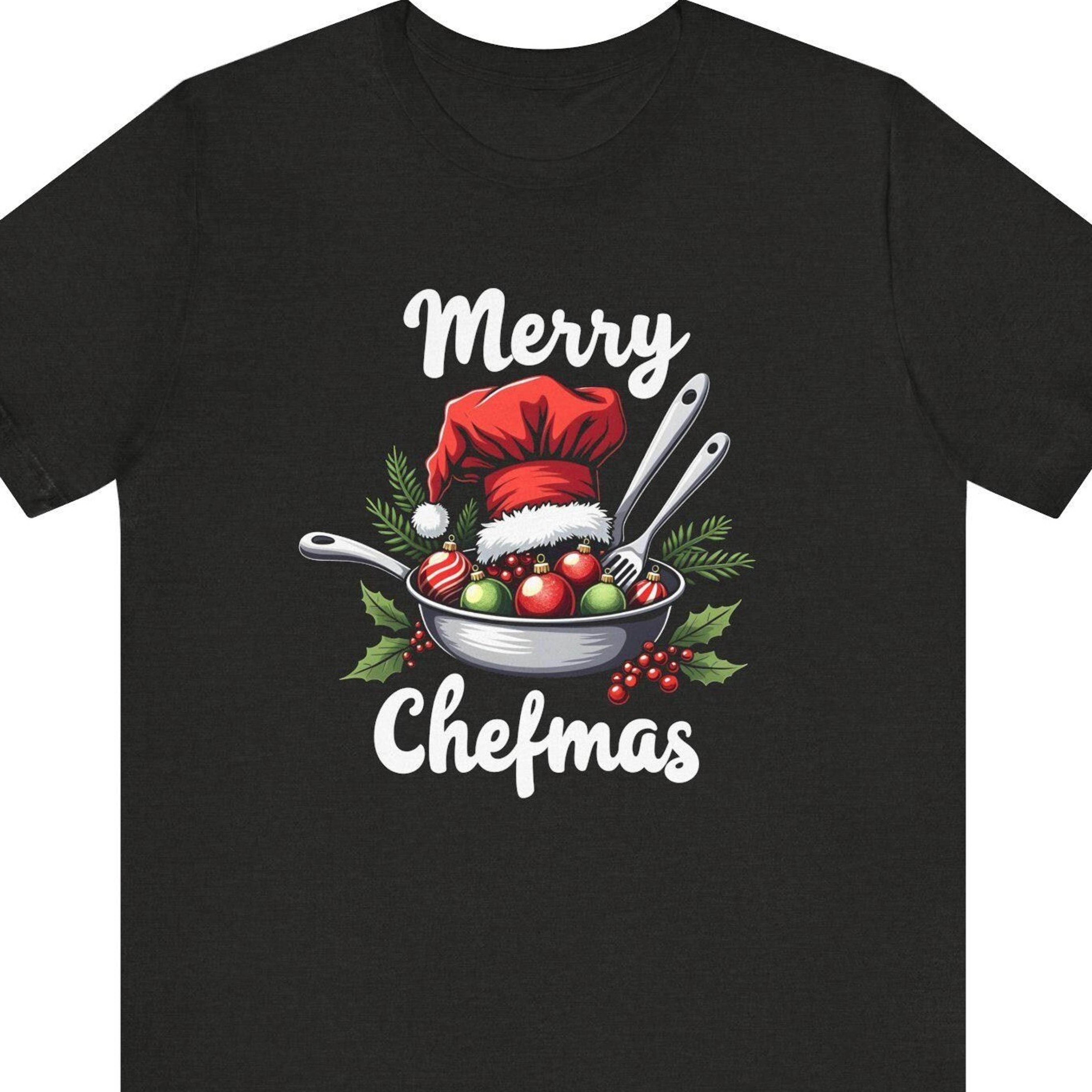 merry chefmas shirt, christmas shirt for chefs, chef christmas shirt