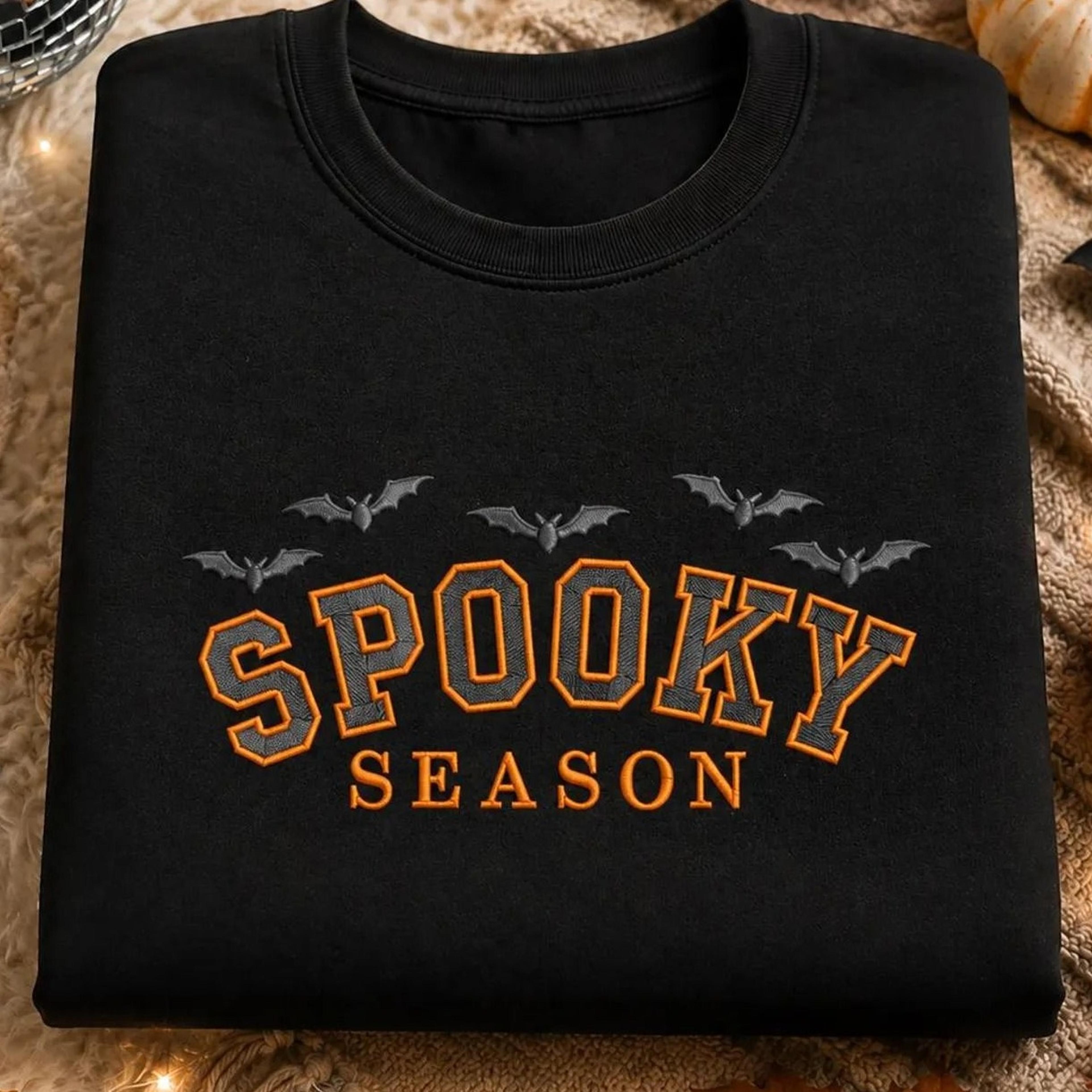 spooky season sweatshirt, halloween crewneck sweater, ghost fall sweatshirt