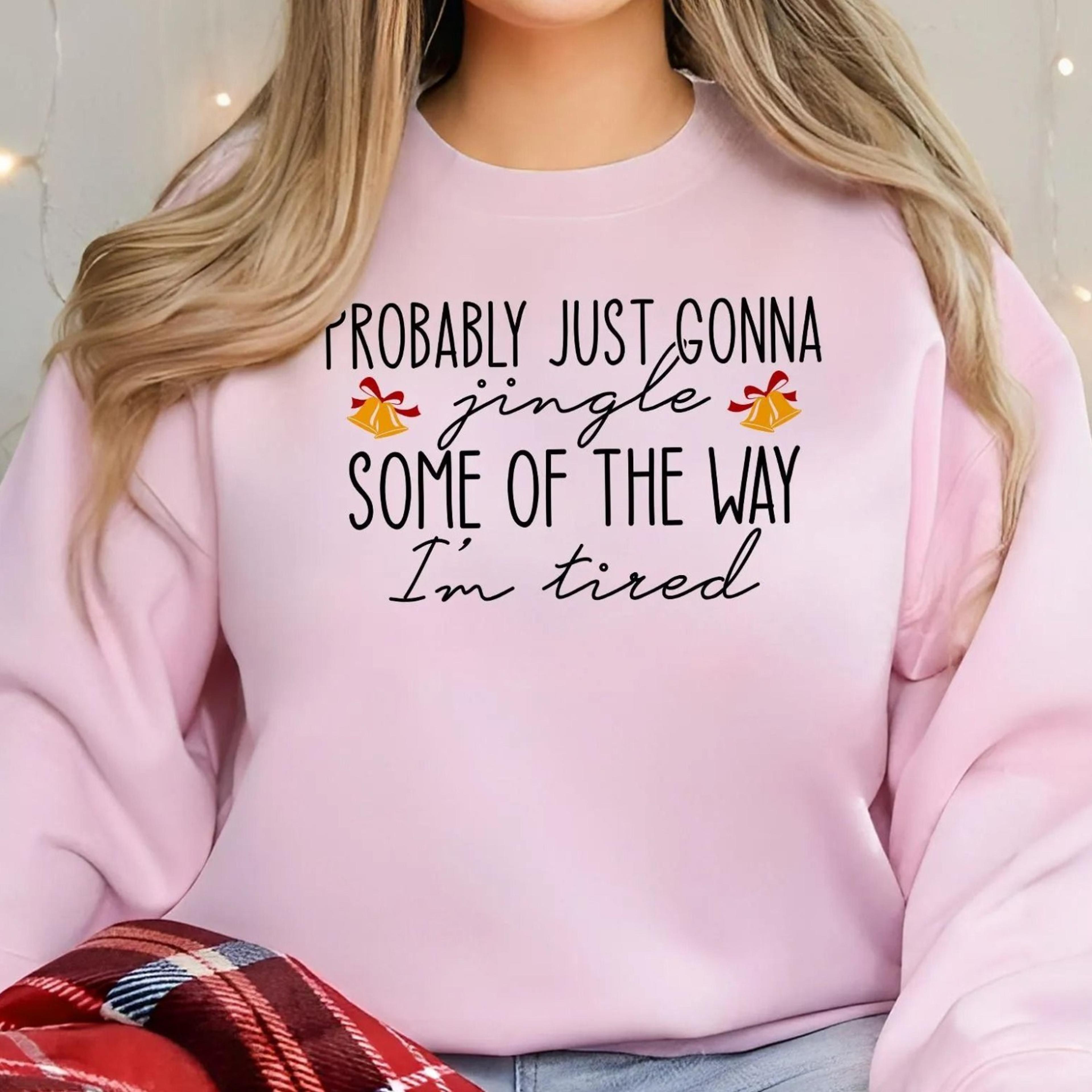jingle bundle sweatshirt, funny christmas jumper, trendy holiday humor
