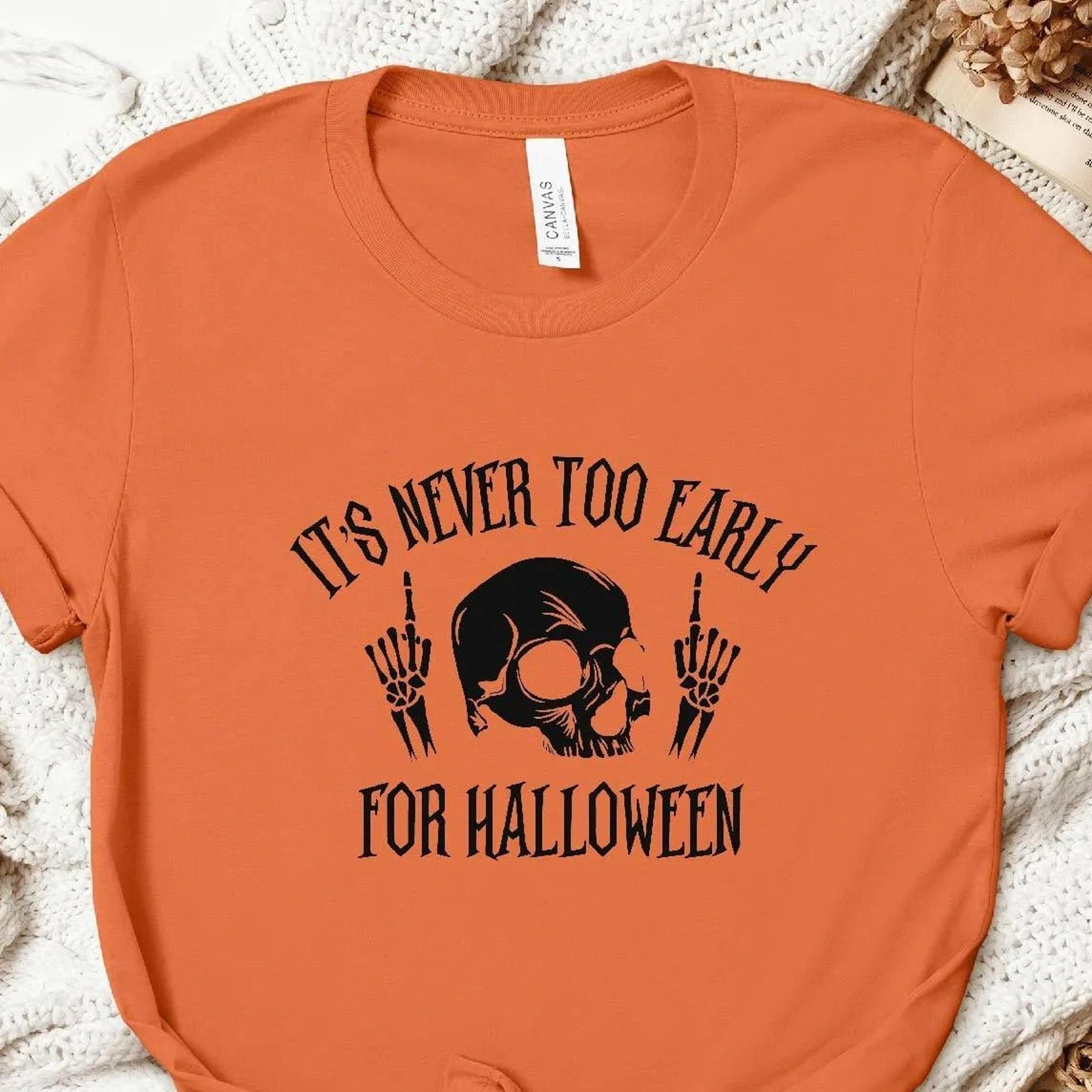 skull halloween t-shirt goth graphic