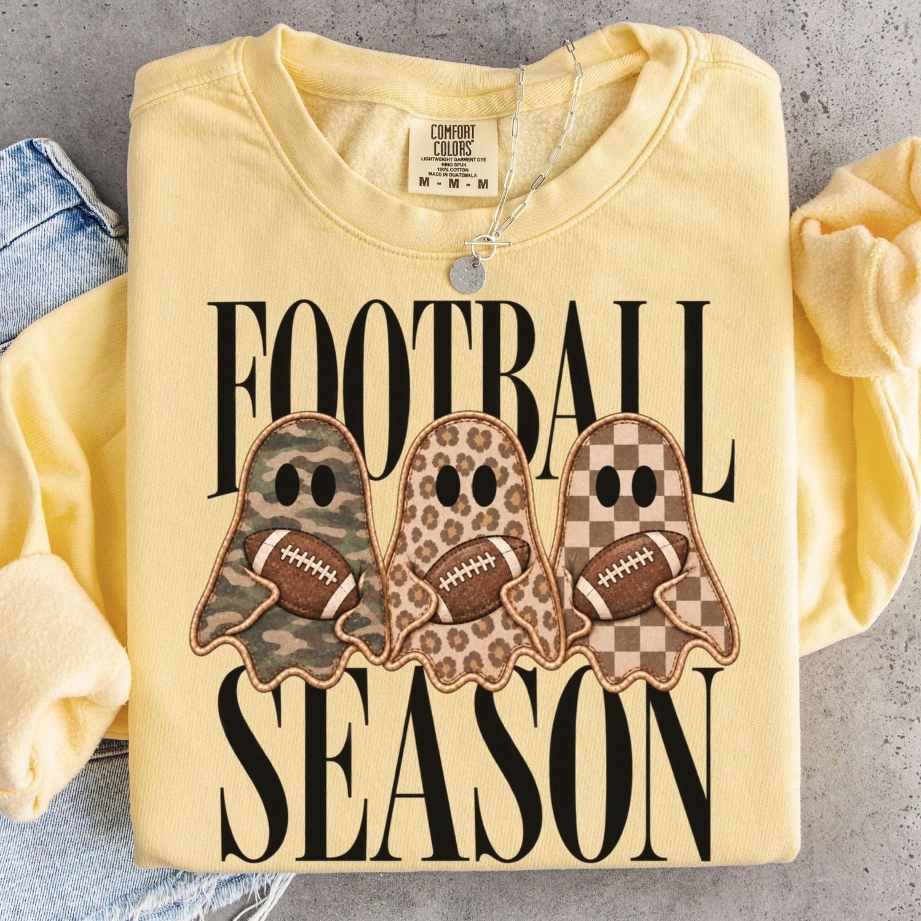 sweatshirt football mom polka dot game day sweater gift for mom high school football crewneck