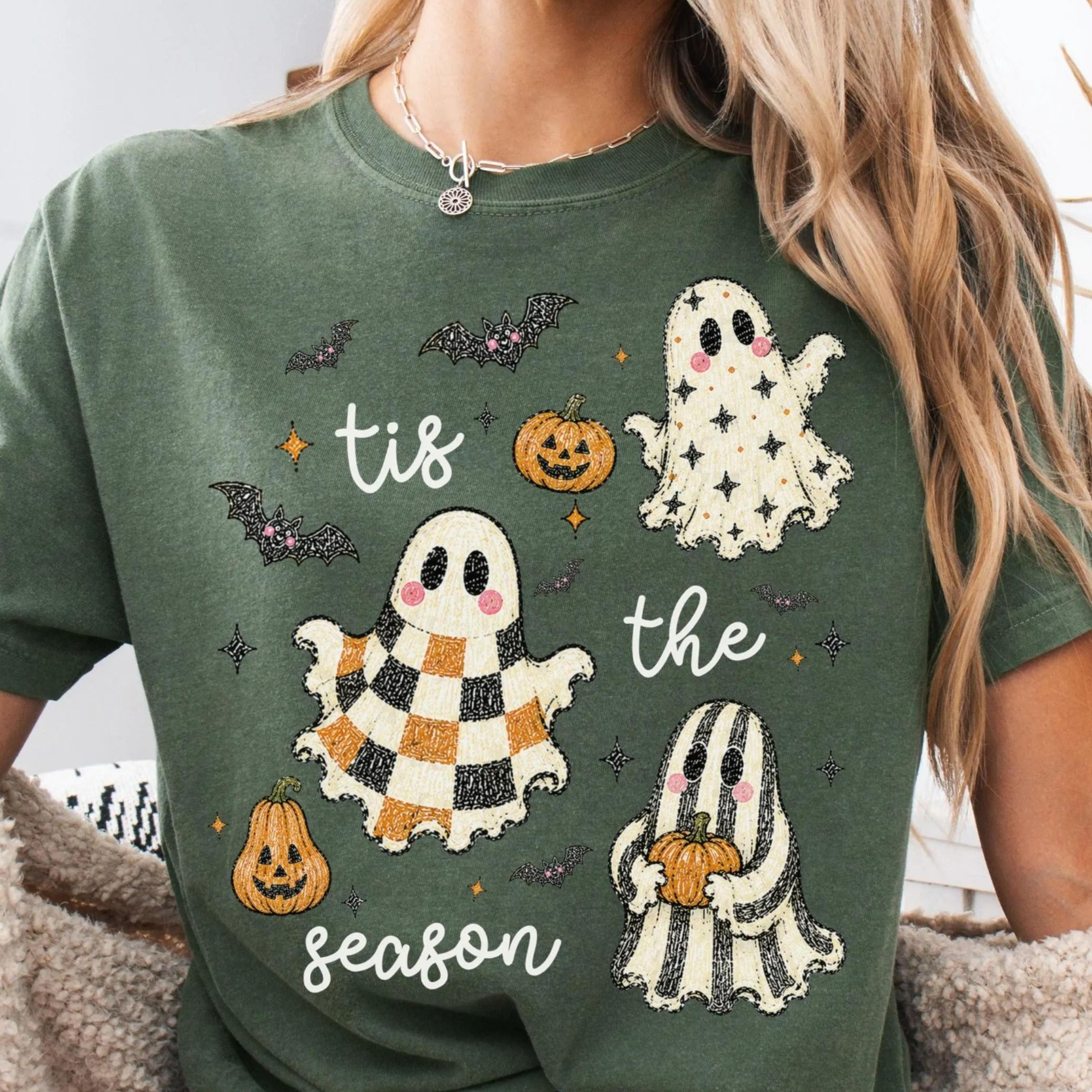 shirt vintage halloween tee pumpkin patch cozy season fall october tshirt trick or treat t-shirt