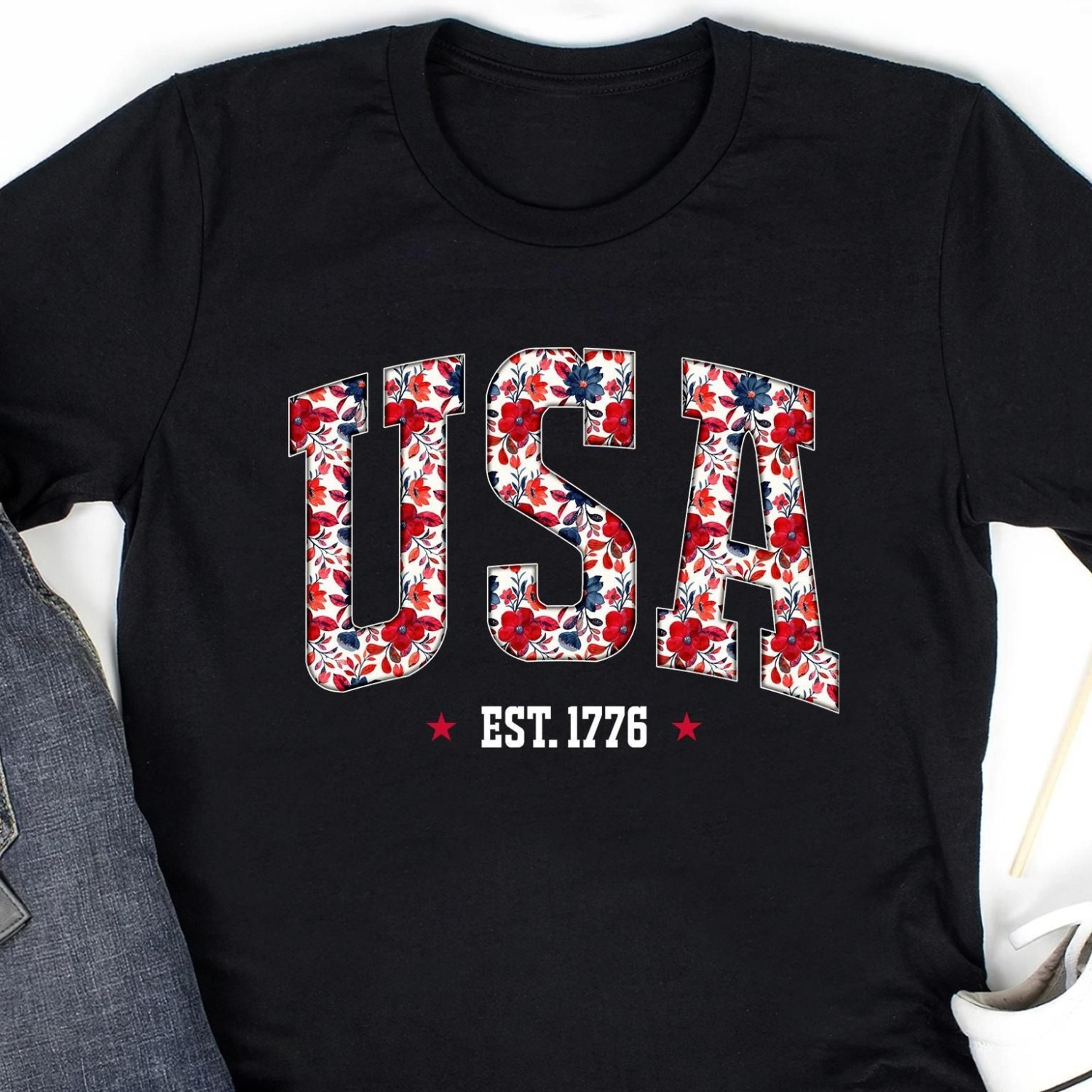 4th of july family shirts, usa matching group tees, patriotic family outfit, independence day shirts, america matching c