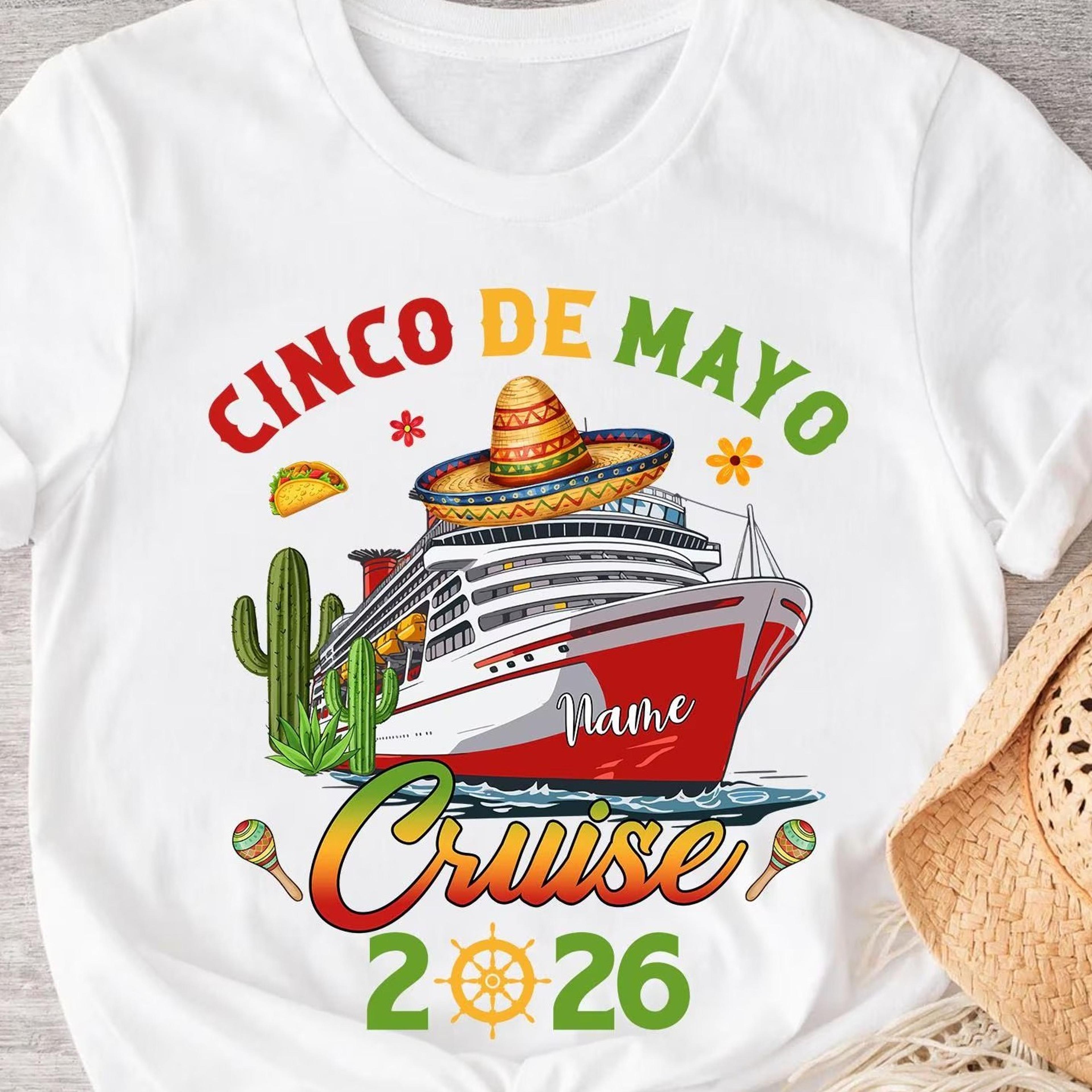 cinco de mayo cruise matching shirts, mexican fiesta cruise tee, funny group cruise shirt, matching cruise party tee