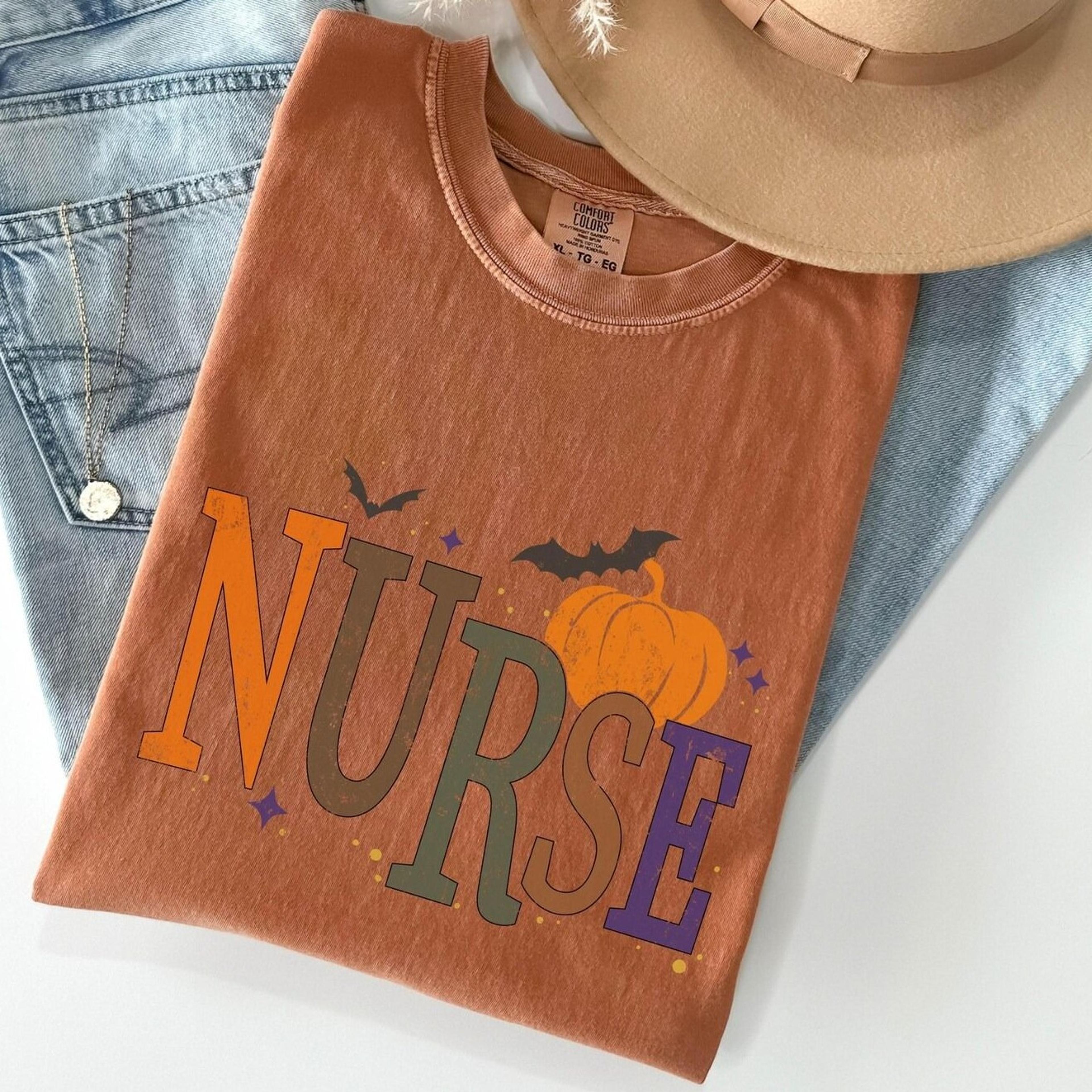 halloween nurse shirt spooky healthcare t-shirt - nurse gift