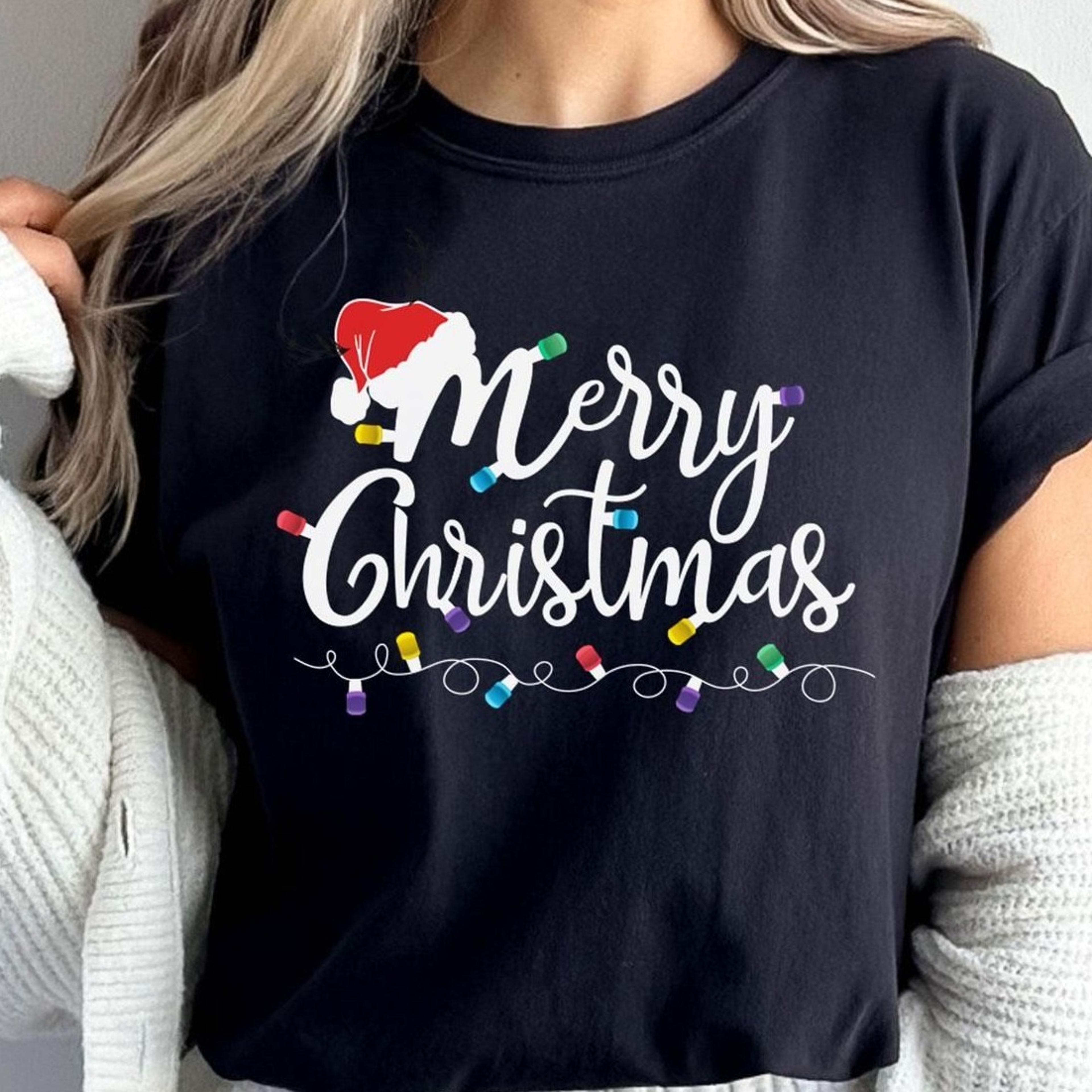 merry christmas shirt - christmas tees for family - xmas crewneck - christmas shirts - winter clothing - holiday tshirts