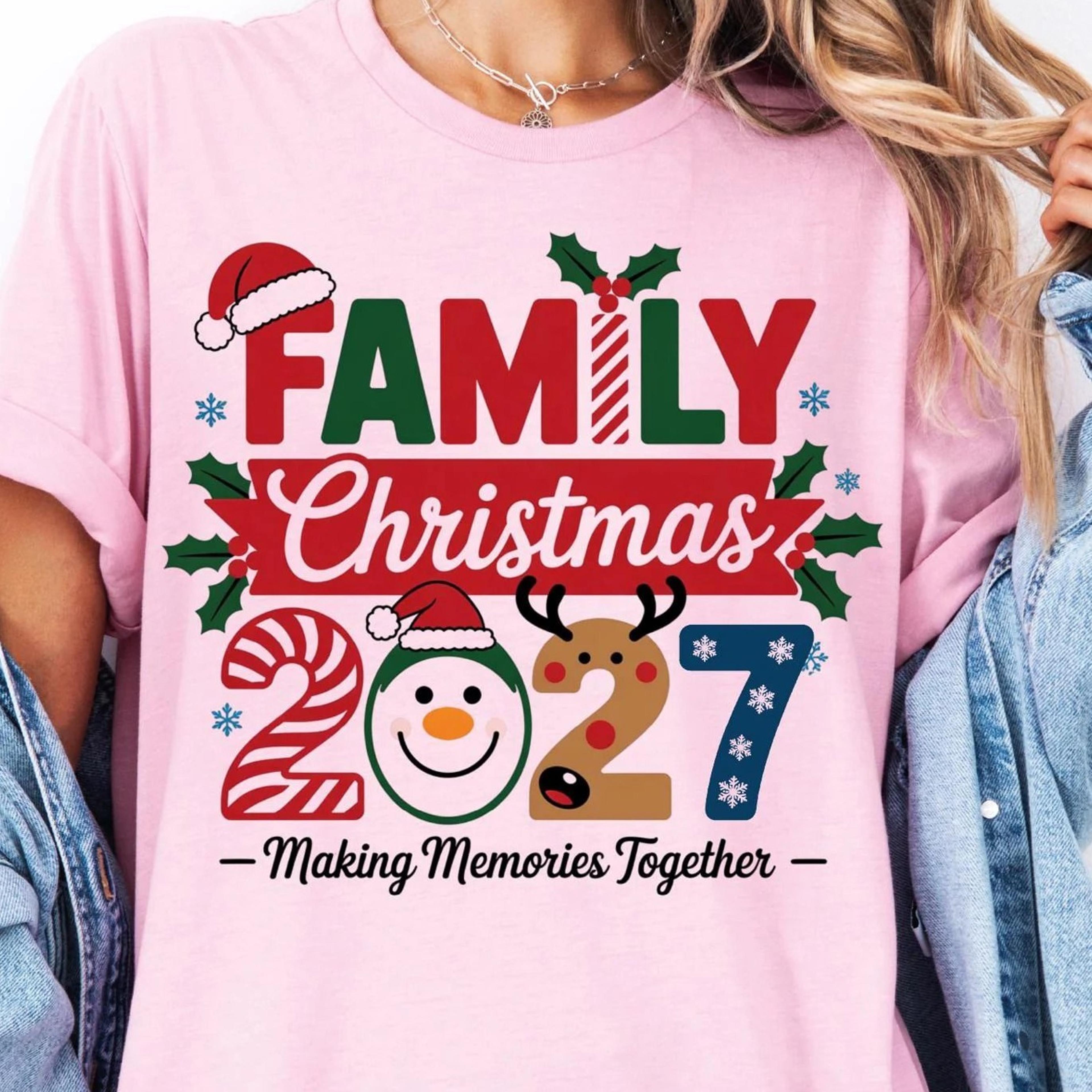 family christmas shirt 2027, christmas family sweatshirt, matching holiday tee