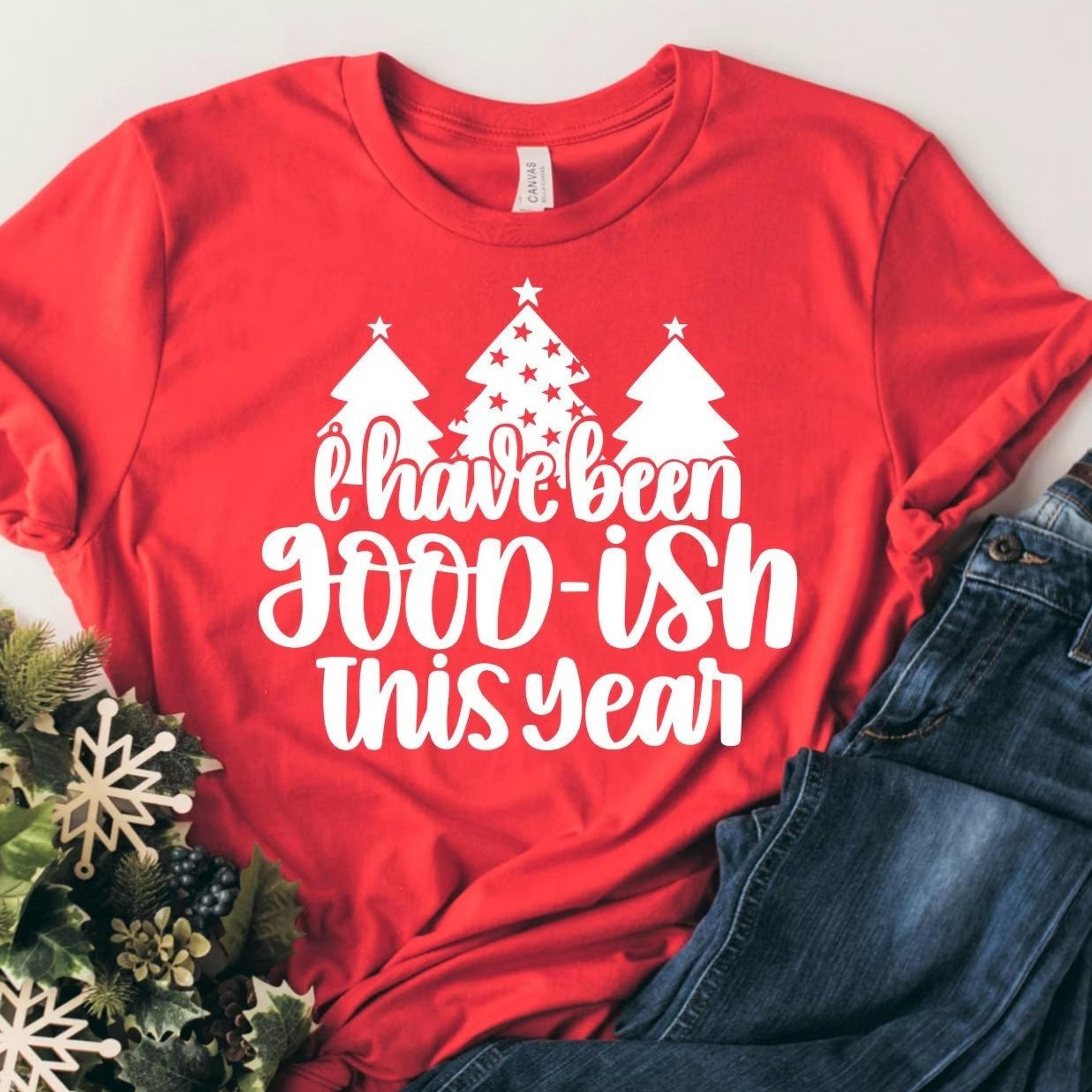 i have been goodish this year shirt, i have been good this year santa, i've been a good boy this year shirt